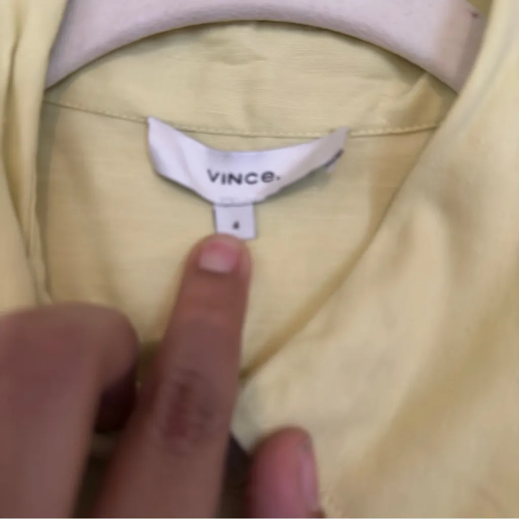 Vince Long-Sleeve Linen-Blend Button-Front Shirt - Image 10