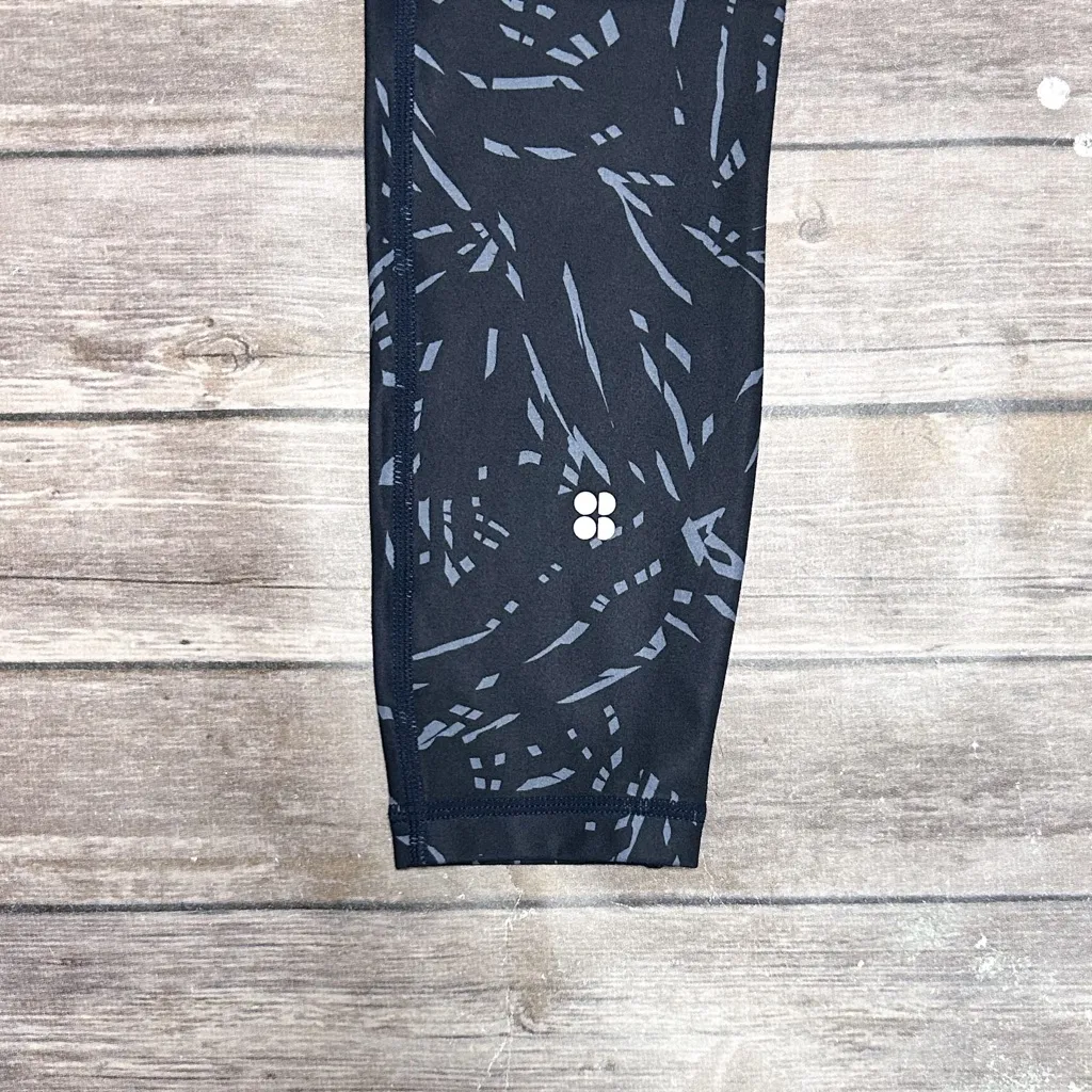 Sweaty Betty Navy Blue Periwinkle Etch Print All Day Full Length Legging NWT XXS - Image 7