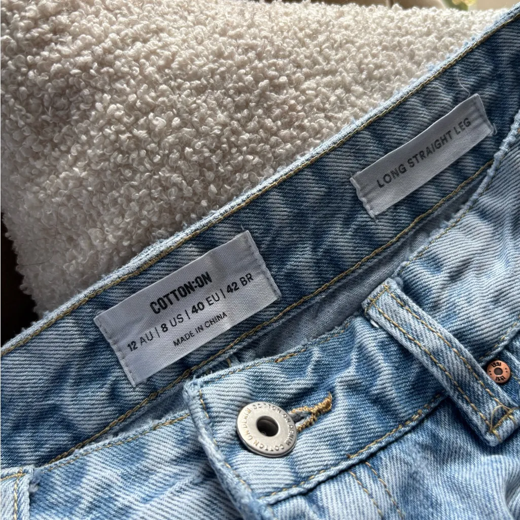 Cotton On Men's Light Blue Ripped Jeans - Image 4