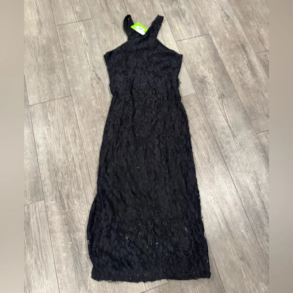 Sam Edelman Black Lace Midi Dress - Image 3