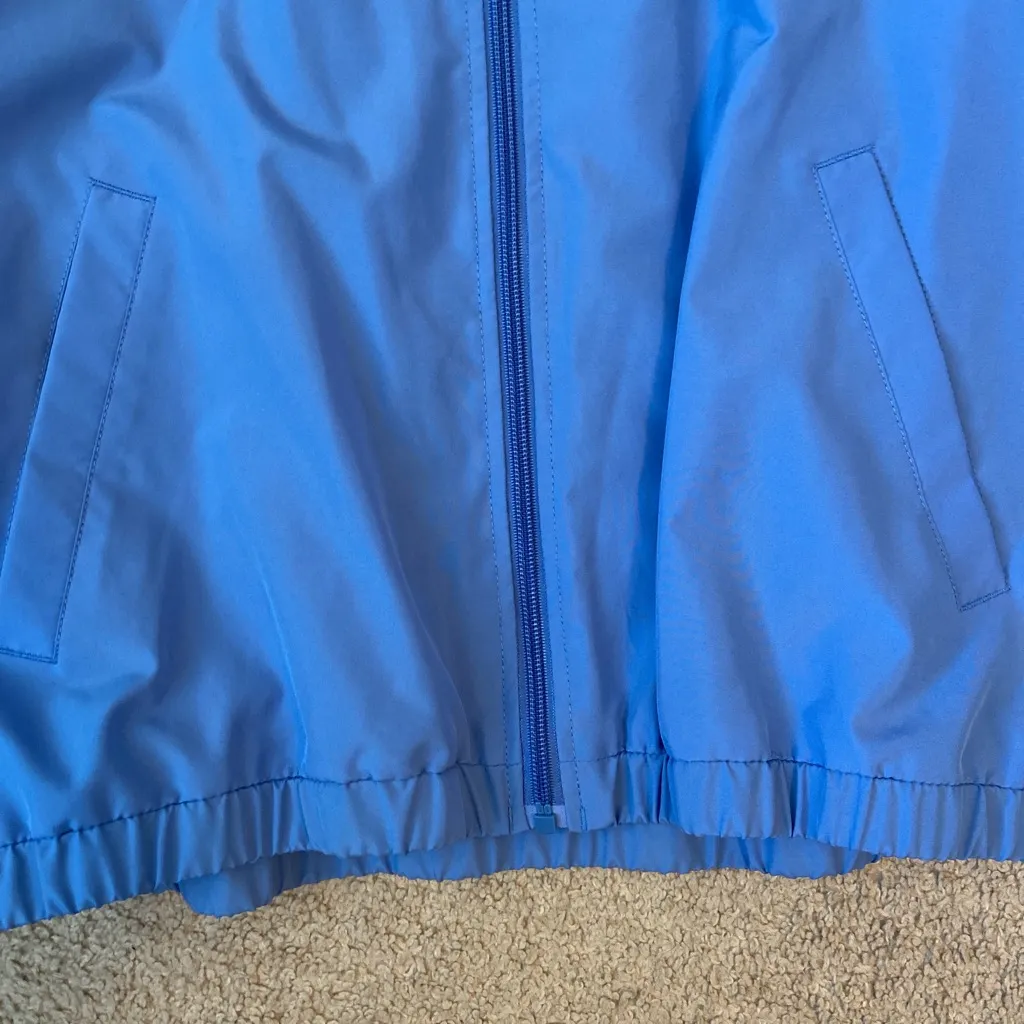 Vans Blue Windbreaker Jacket Size Large - Image 4