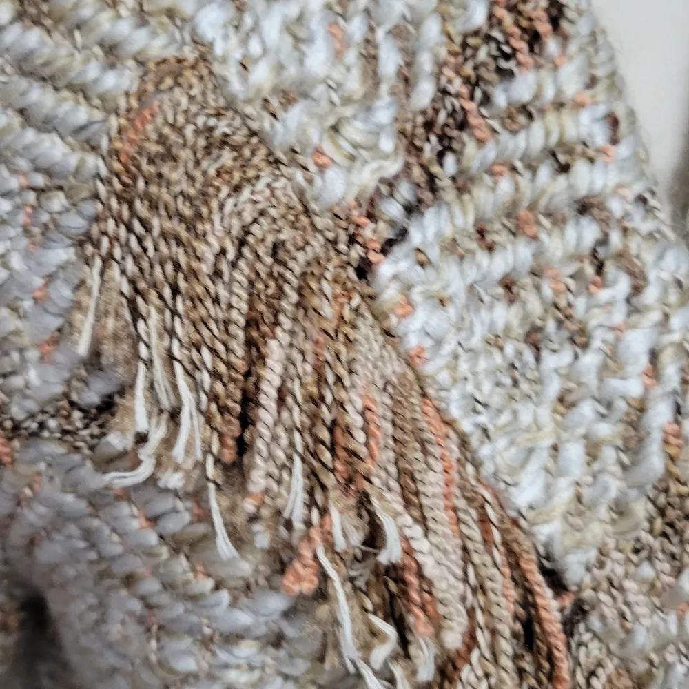 Chico's Nikita tweed inspired fringe cardigan size 1 (medium) - Image 5