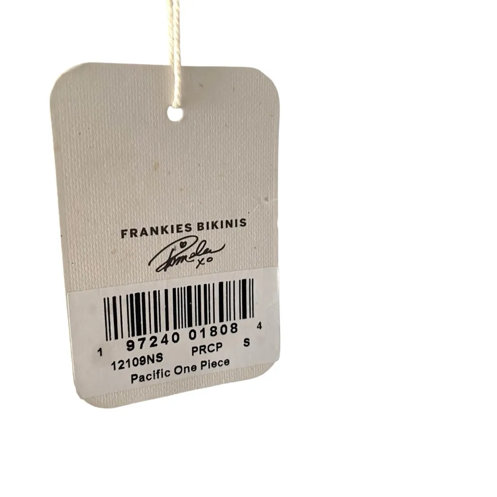 Frankie’s Bikinis x Pamela Anderson NWTs Pacific Yellow Floral Print One Piece - Image 6