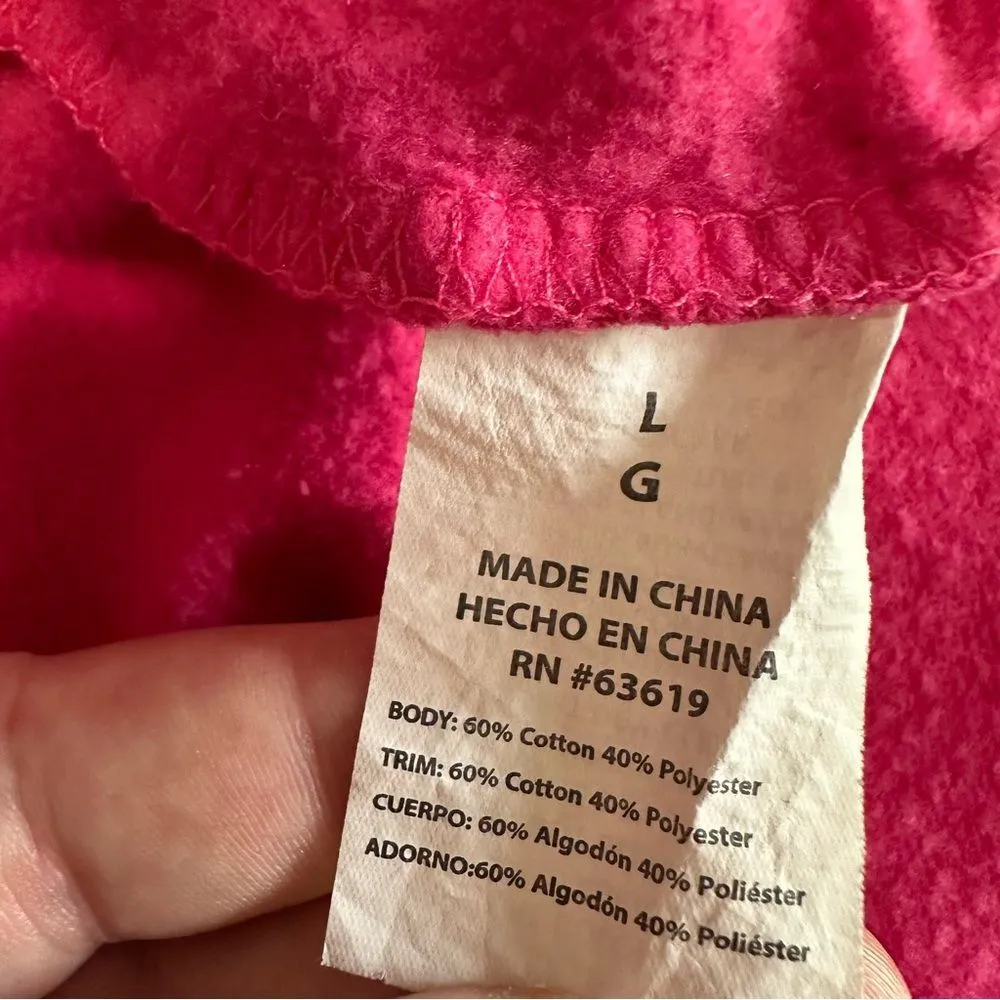 Vintage Bebe Sport Pink Hoodie L - Image 7