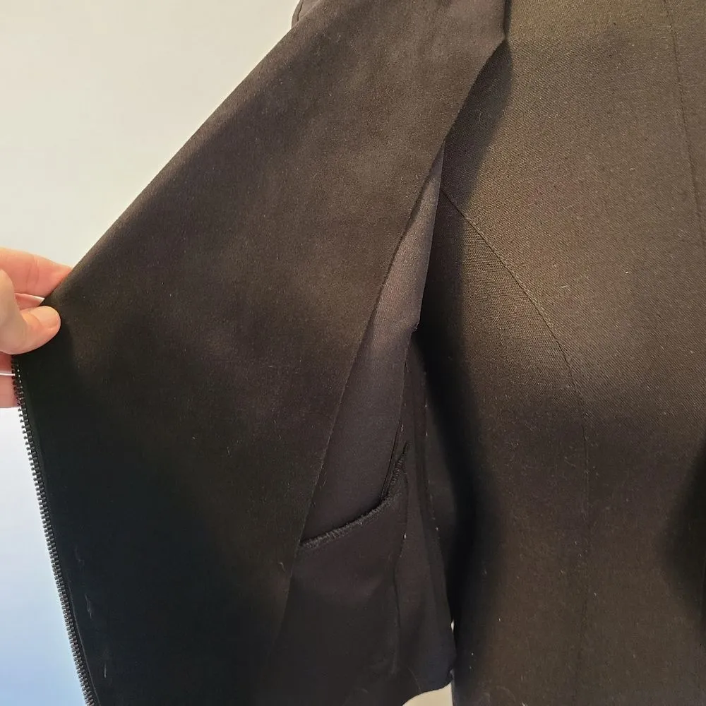 Kut From The Kloth Moto Jacket Size XS Faux Suede Black - Image 8