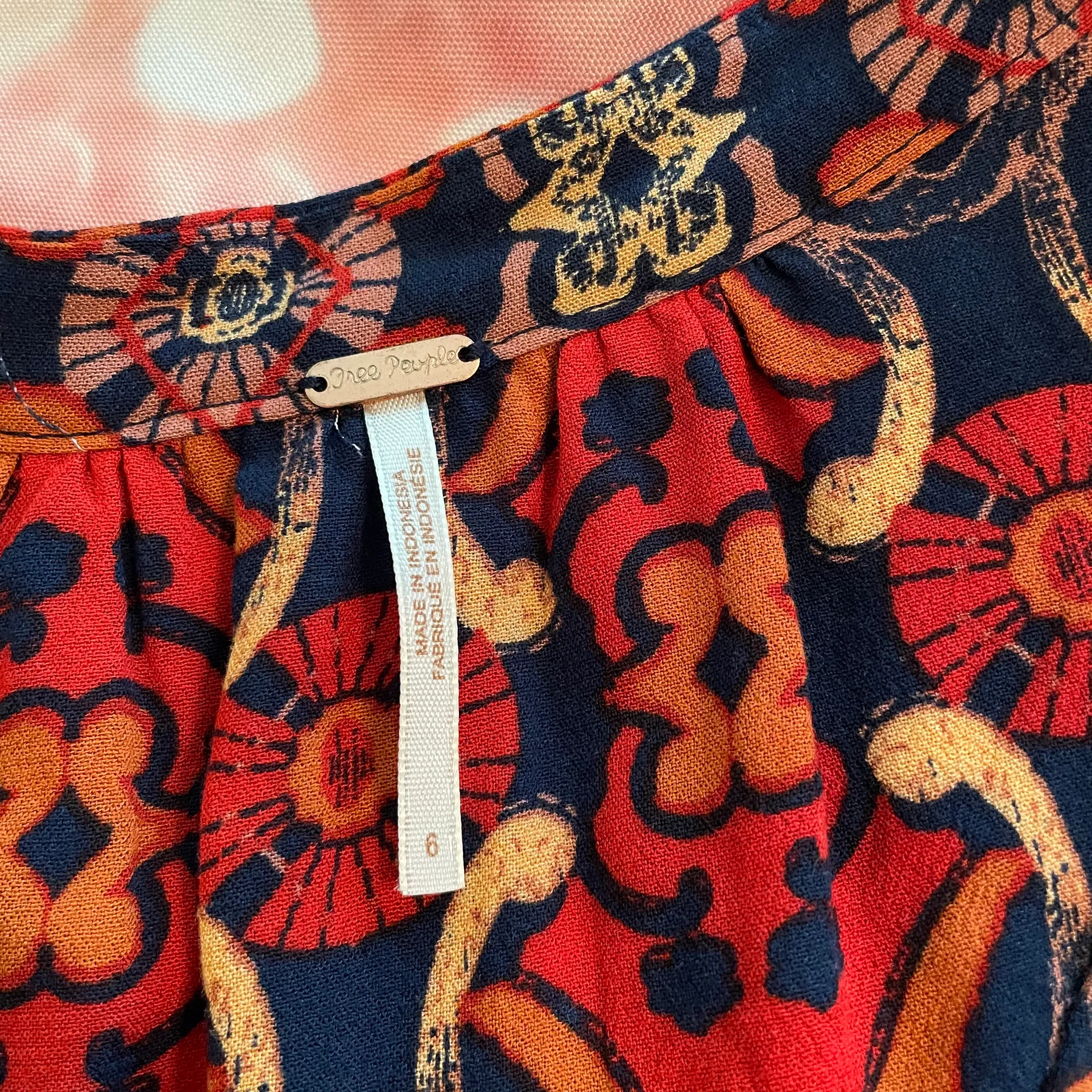 Printed V-Neck Dress - Image 5