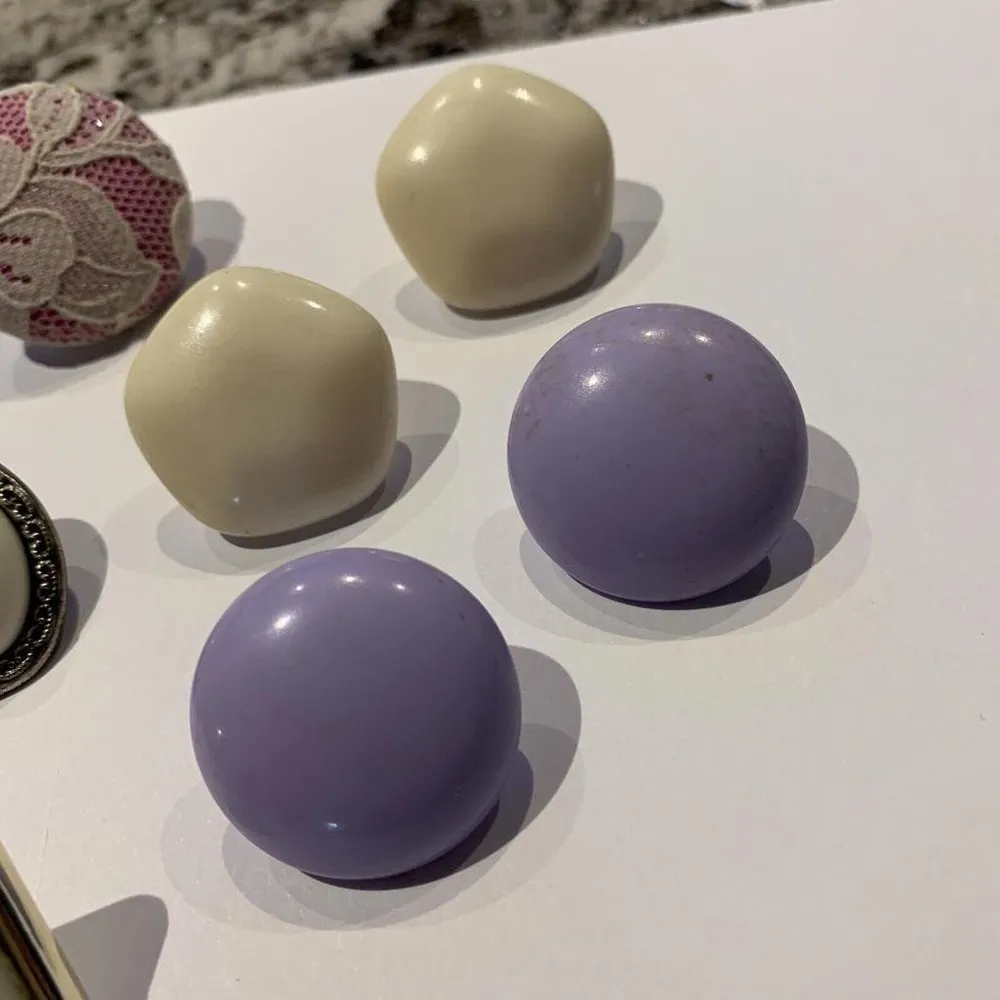 Lot Of 5 Costume Earrings Pierced Variety - Image 2