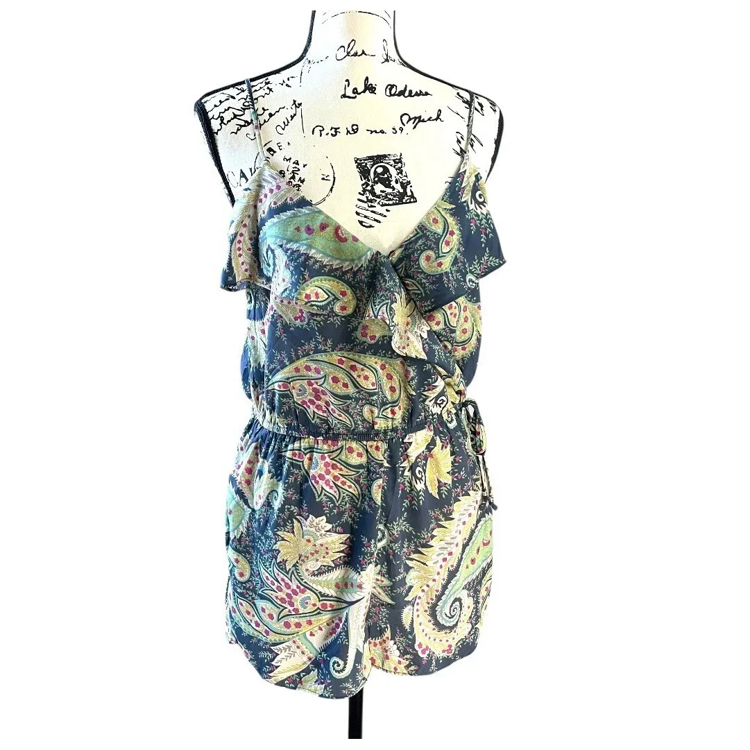 American Eagle American‎ Eagle Romper Women's Paisley Floral Boho Small 2013 NWT - Image 2