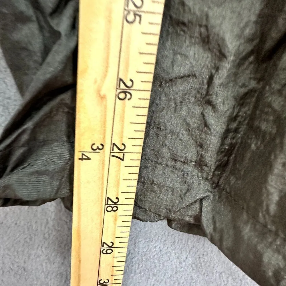 future collective skater grunge baggy wide leg cargo pants large gray nylon rave - Image 5