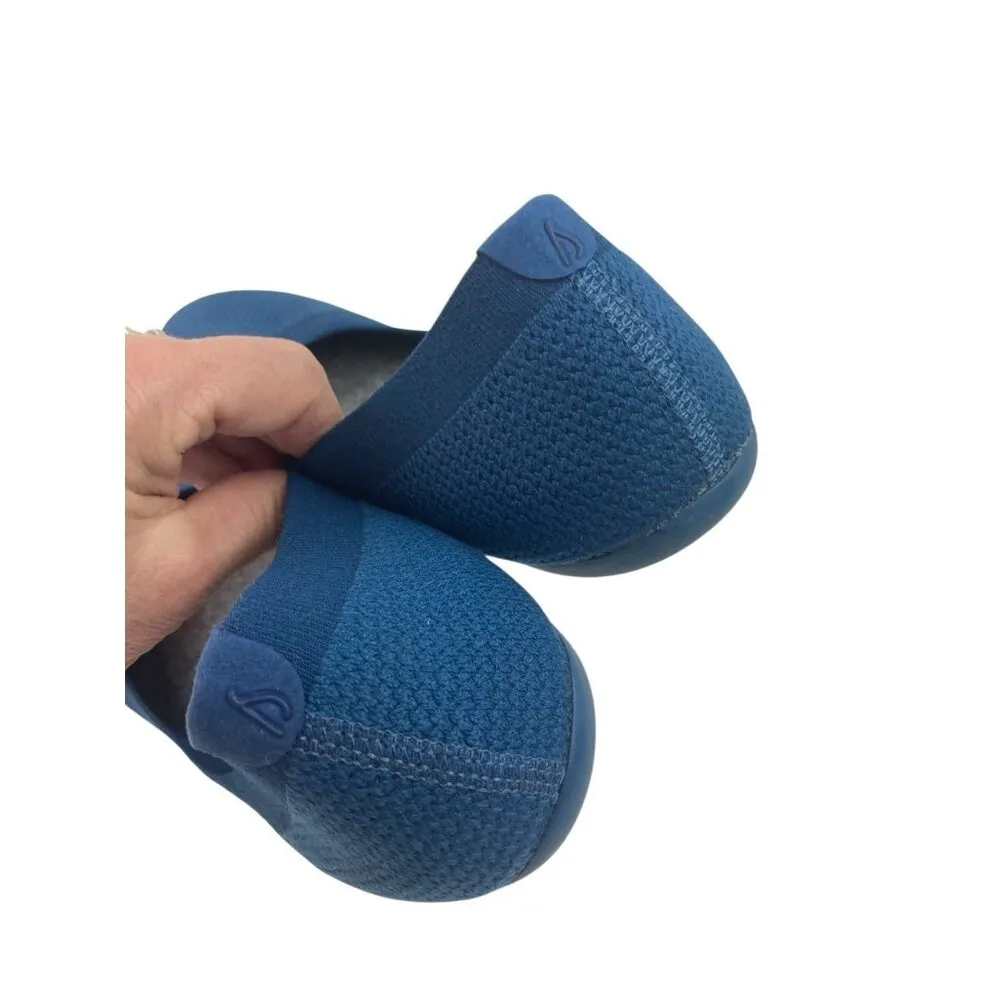 *Allbirds Tree Breezer Ballet Flat Womens Size 11 Blue Fabric Knit Slip On Shoe - Image 6
