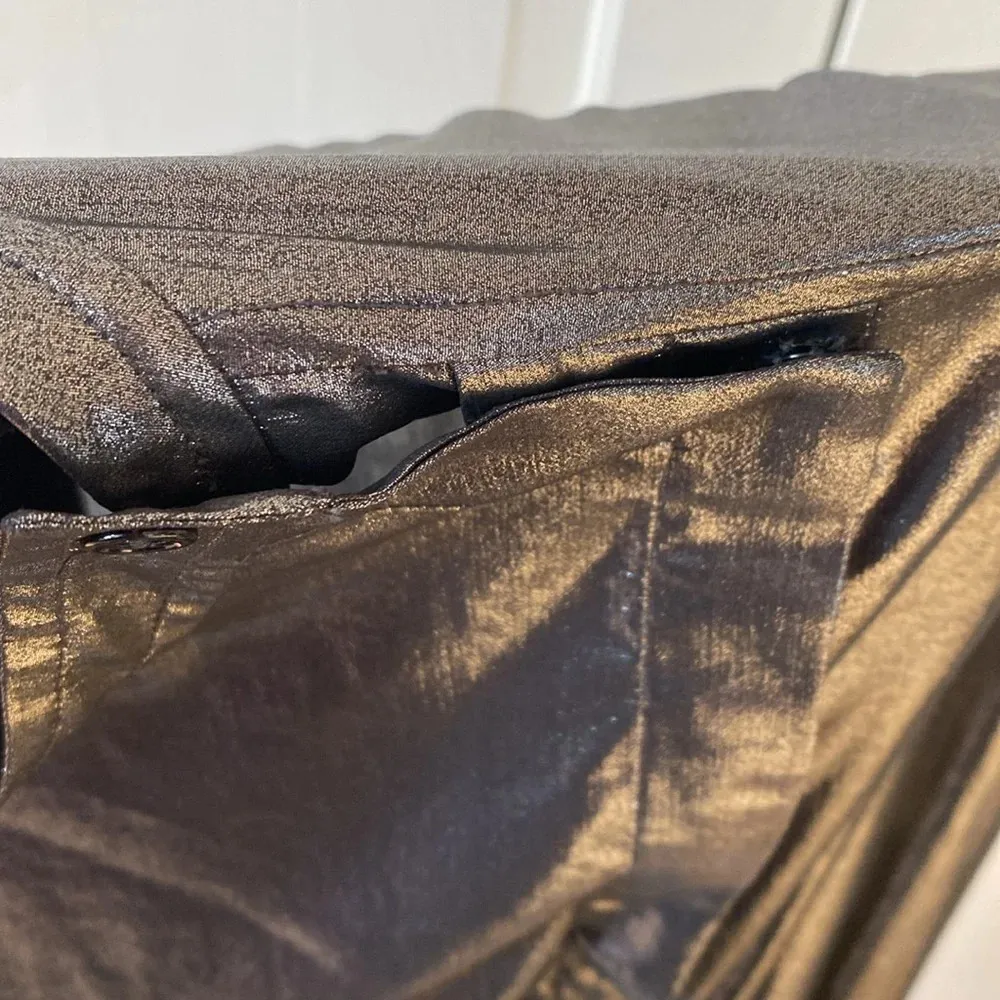 Isabel Marant Étoile Women's Lame Mae Dress ($655) Metallic Midi New Years Eve - Image 8