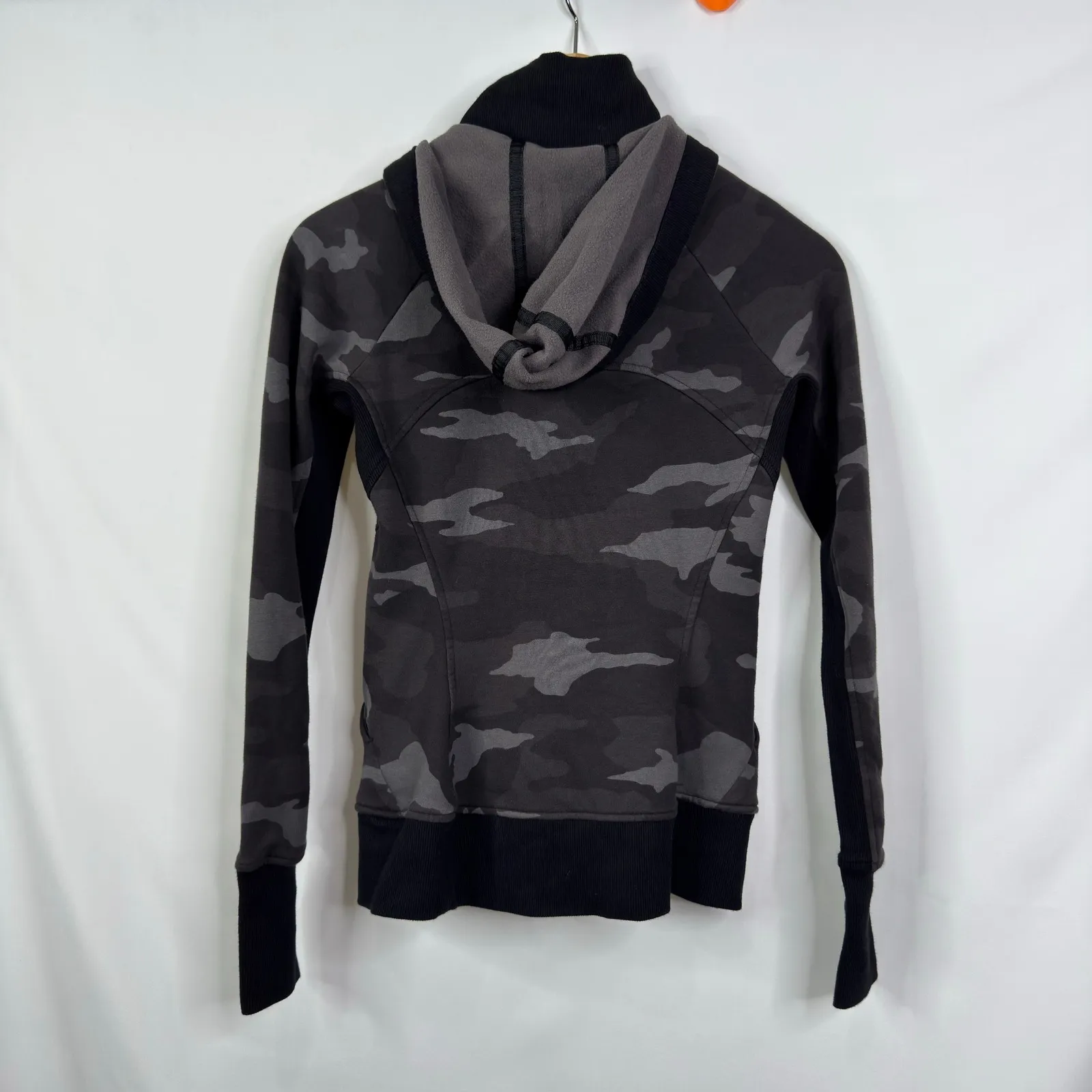 Athleta Triumph Printed Hoodie Camo Full Zip Women's XXS - Image 6