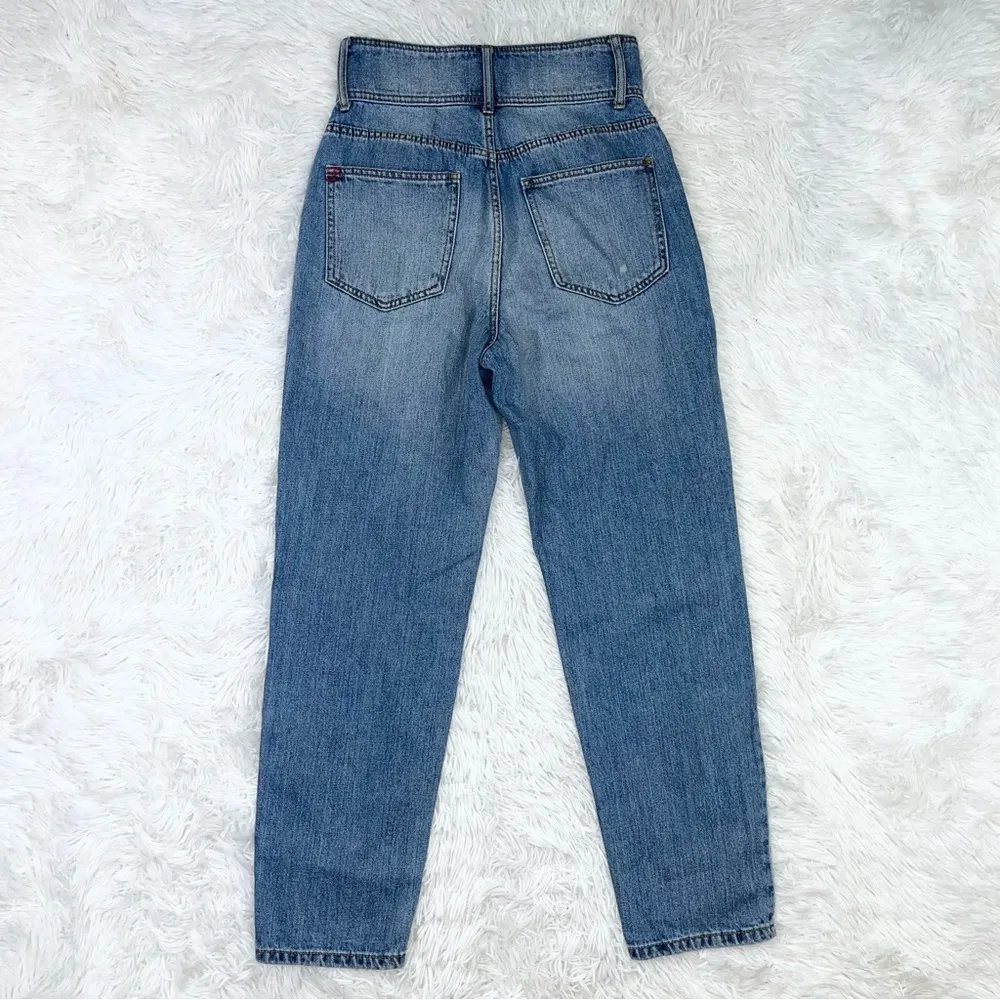 URBAN OUTFITTERS // BDG High Waist Double Button Blue Denim Mom Jeans 27 - Image 5