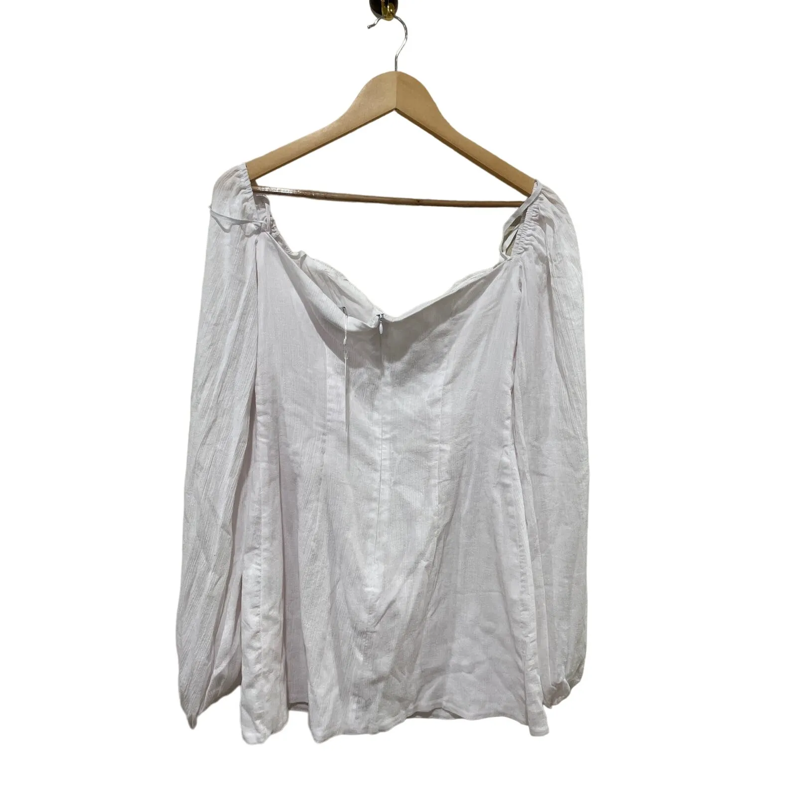 RUMER CAMILLE MINI‎ DRESS SIZE SMALL White - Image 8