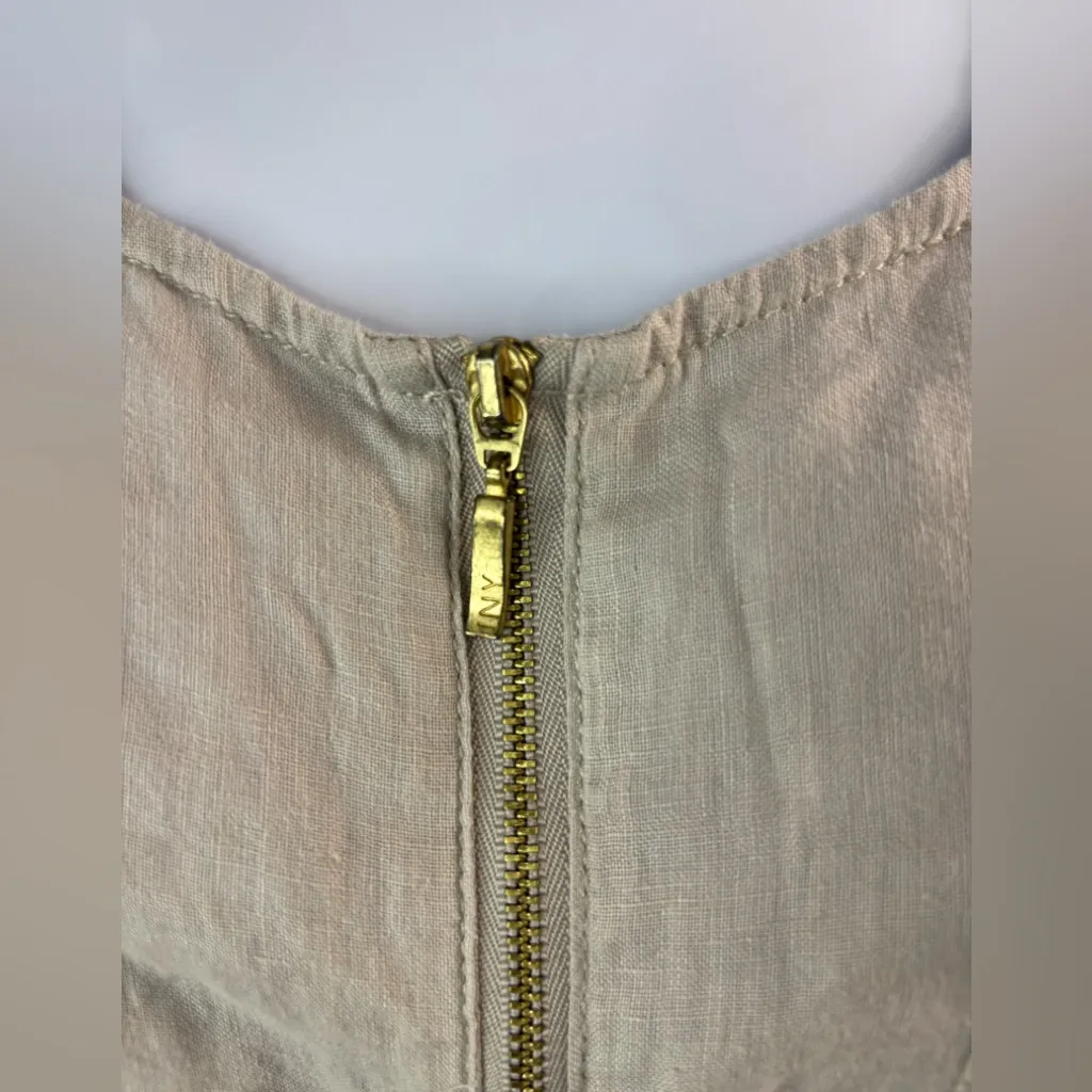 Jones New York XL Beige Linen Tunic Top - Image 2