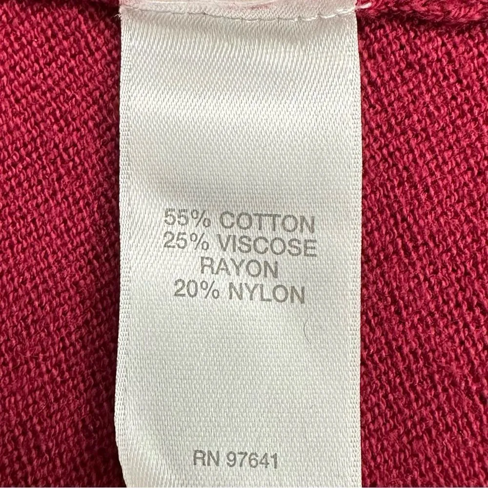 J. Jill Red Crewneck Long Sleeves Women’s Pullover Sweater - Image 10