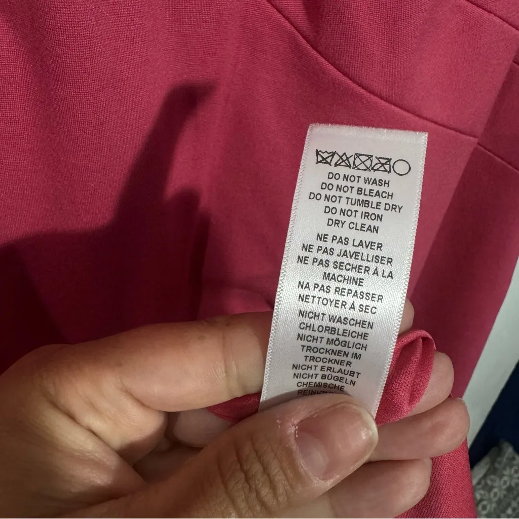 New Adrianna Papell Quarter Length Sleeves Ponte A-Line‎ Dress 15247232 Size 20W - Image 7