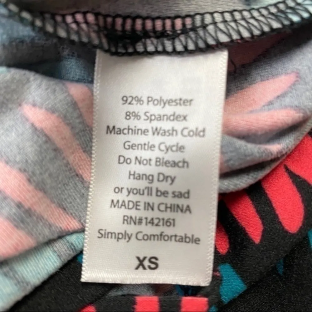 LuLaRoe‎ Julia Abstract Print Body Con Dress - Image 7