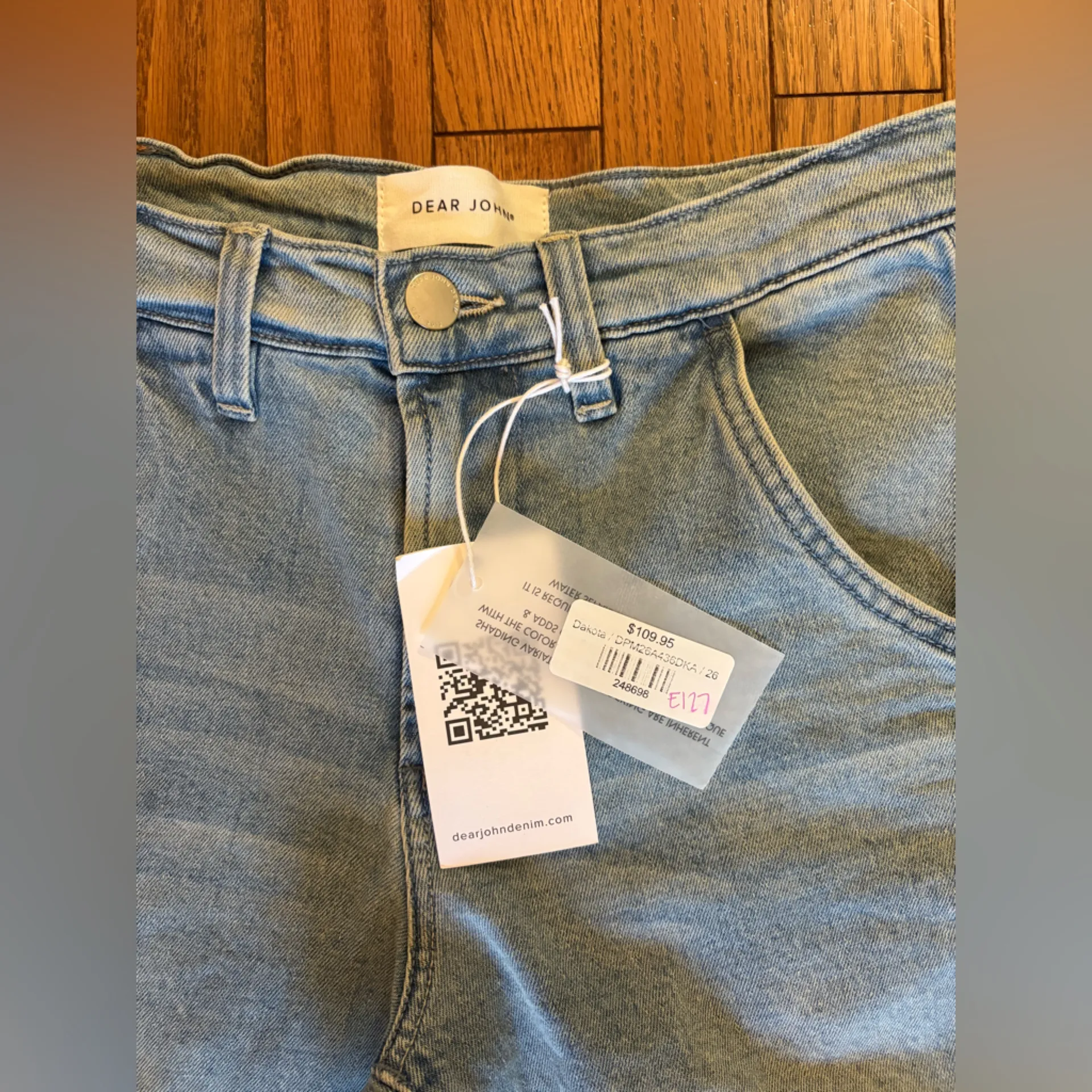 Dear John Lasso Barrel Fit Dakota Light Blue Jeans - Image 3