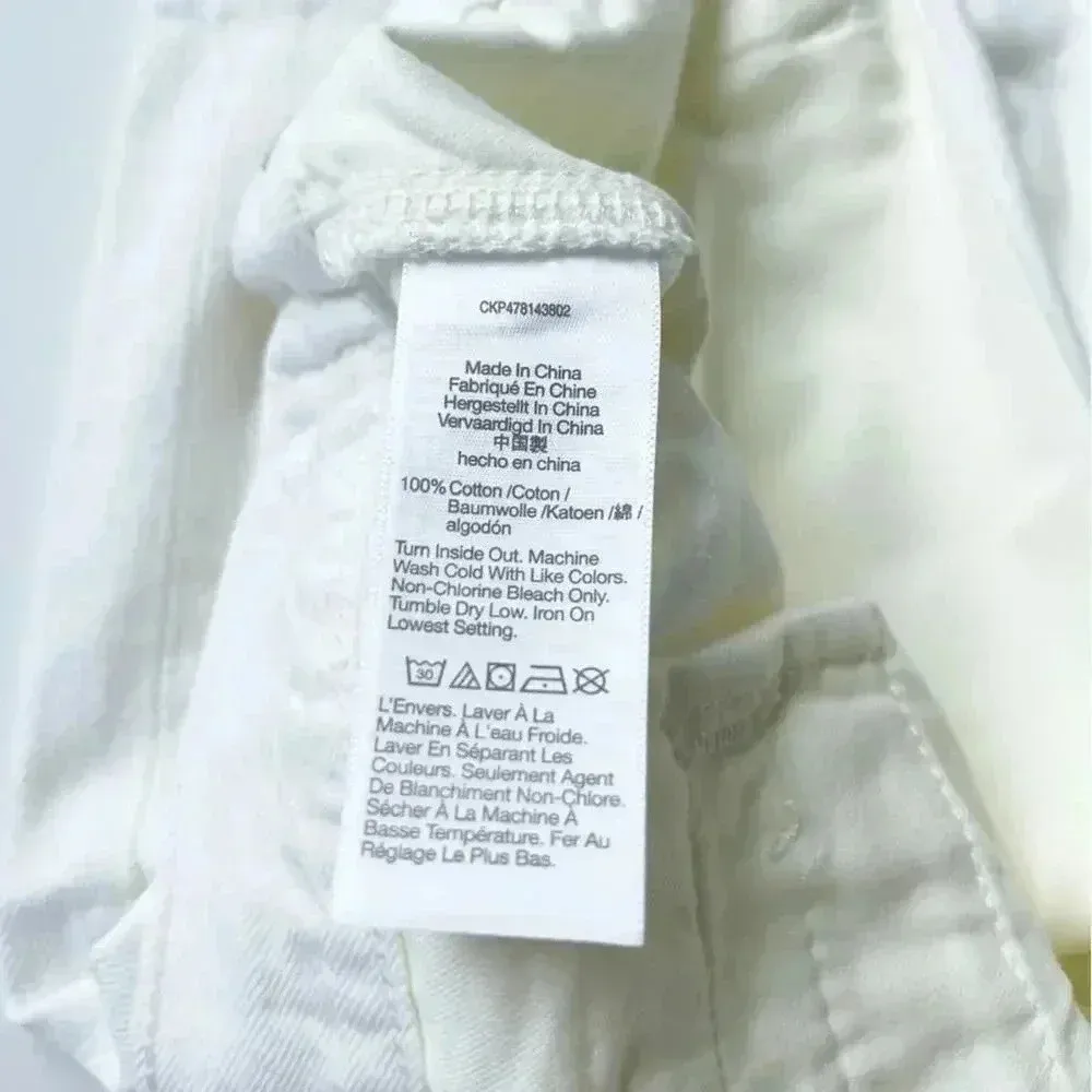 Madewell Plus The Harlow Pleated High-Rise Denim Shorts 100% Cotton Size 33 NWT - Image 4