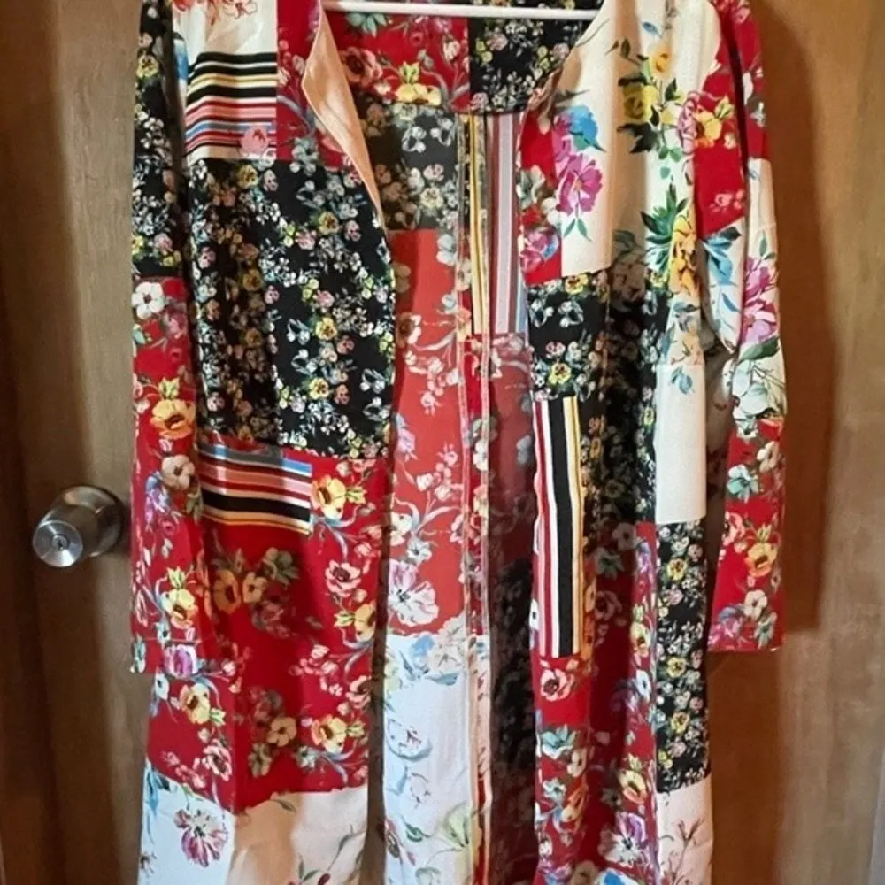 Maree Pour Toi floral patchwork blazer Size 16 - Image 2