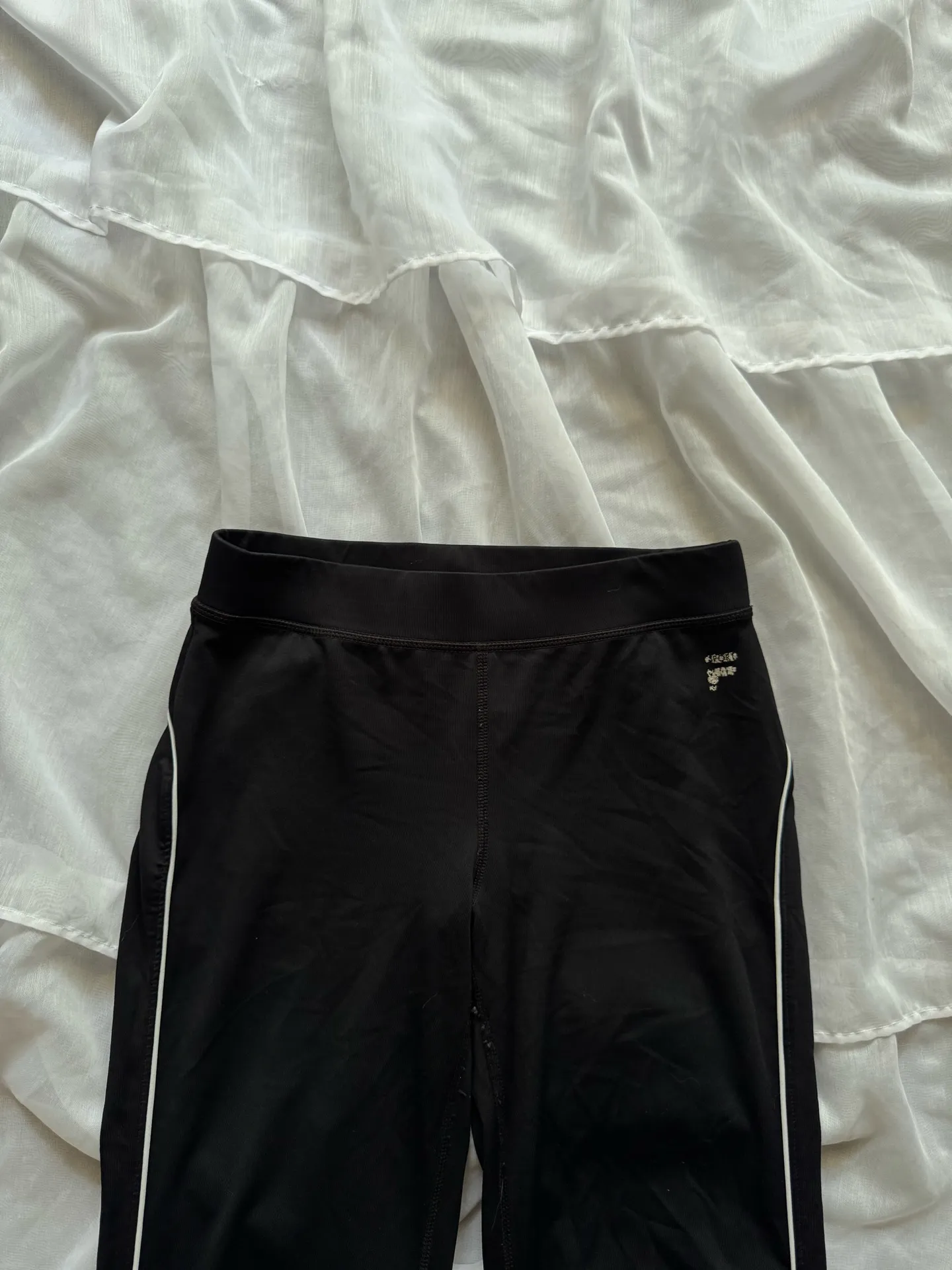 FILA Black Trackpants - Image 2