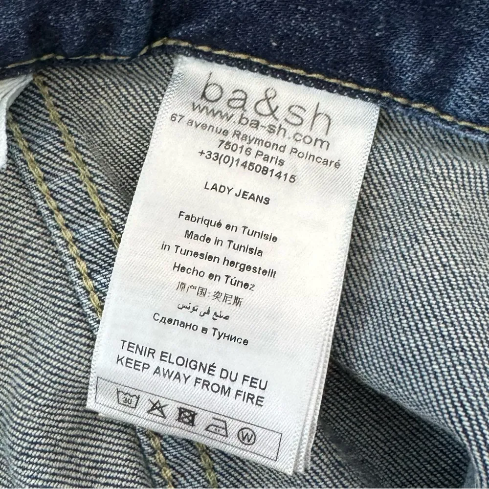 Ba&sh Sally Straight Jeans Handbrushed Blue - Image 10