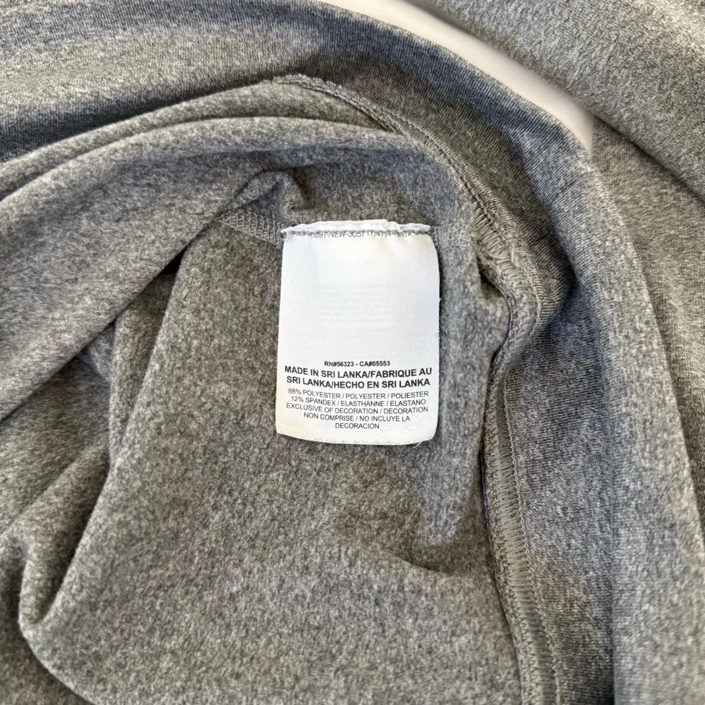 Nike Pro Dri-Fit Grey Activewear Hoodie High Neck Jacket Running Athletic Gym M - Image 5