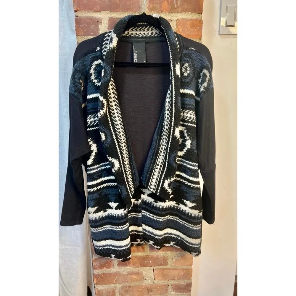 Anthropologie Western Dolan Santiam Womens Cardigan Sweater Blanket Open Aztec S - Image 6