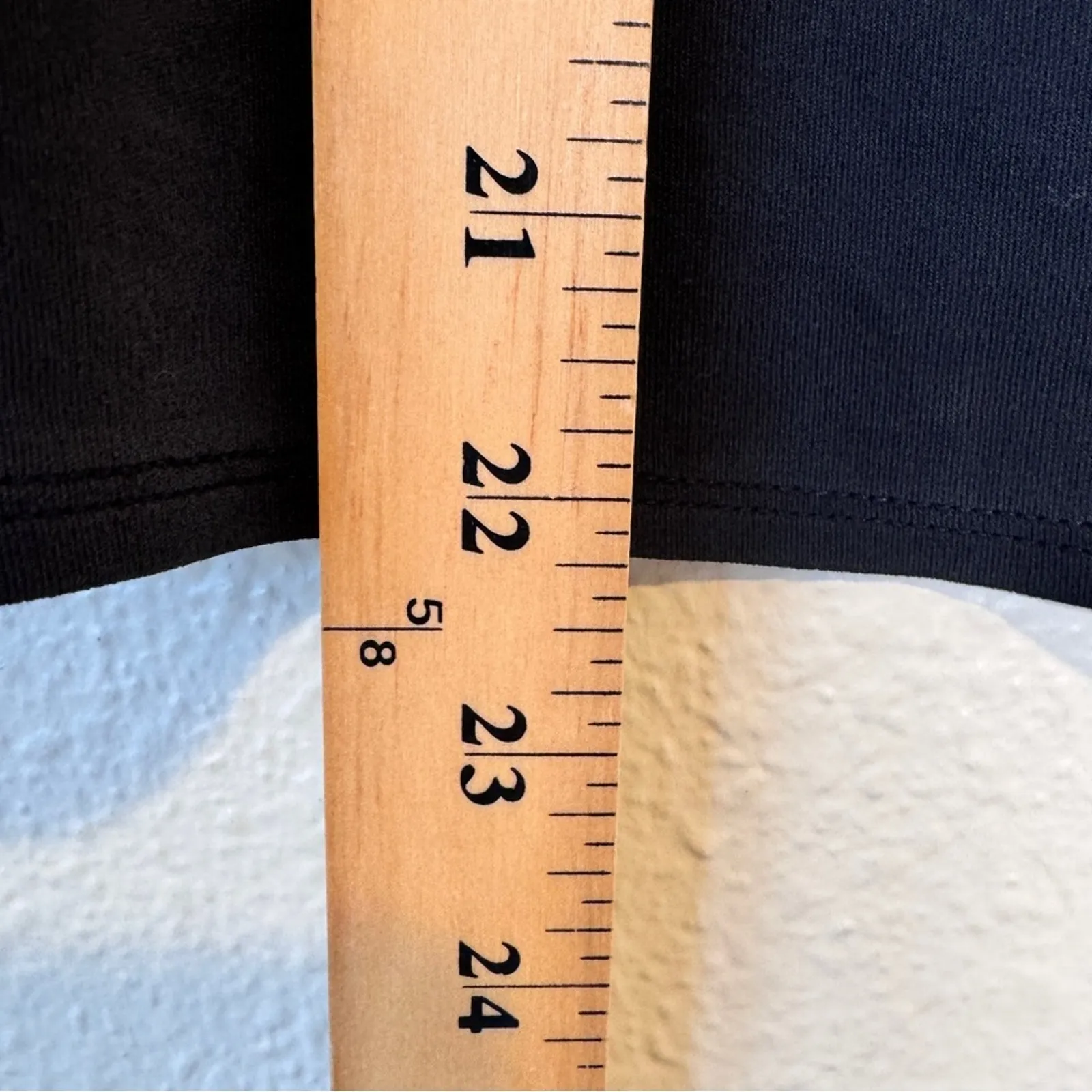 Eileen Fisher Black Silk Short Sleeve Blouse Women M Closet Staple Natural Fiber - Image 5