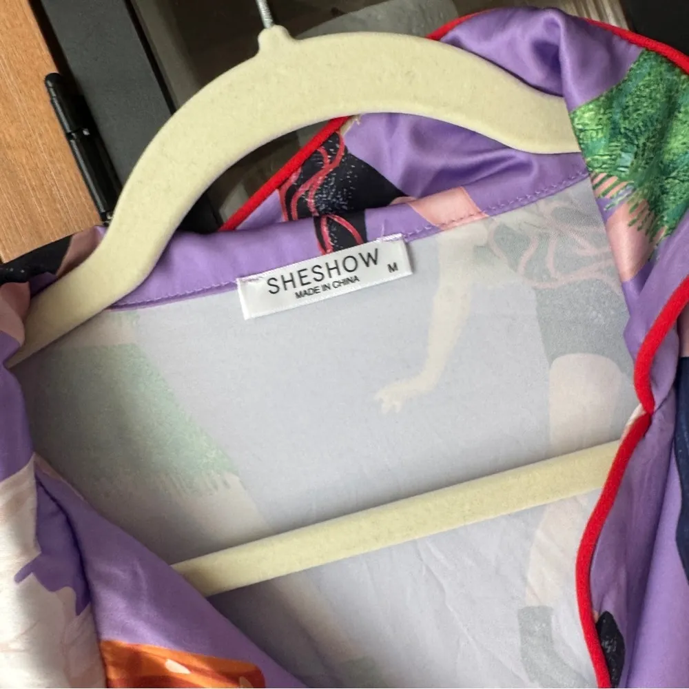 Taylor Swift Eras Tour pajamas set print shorts sleeve shirt lavender sheshow - Image 8