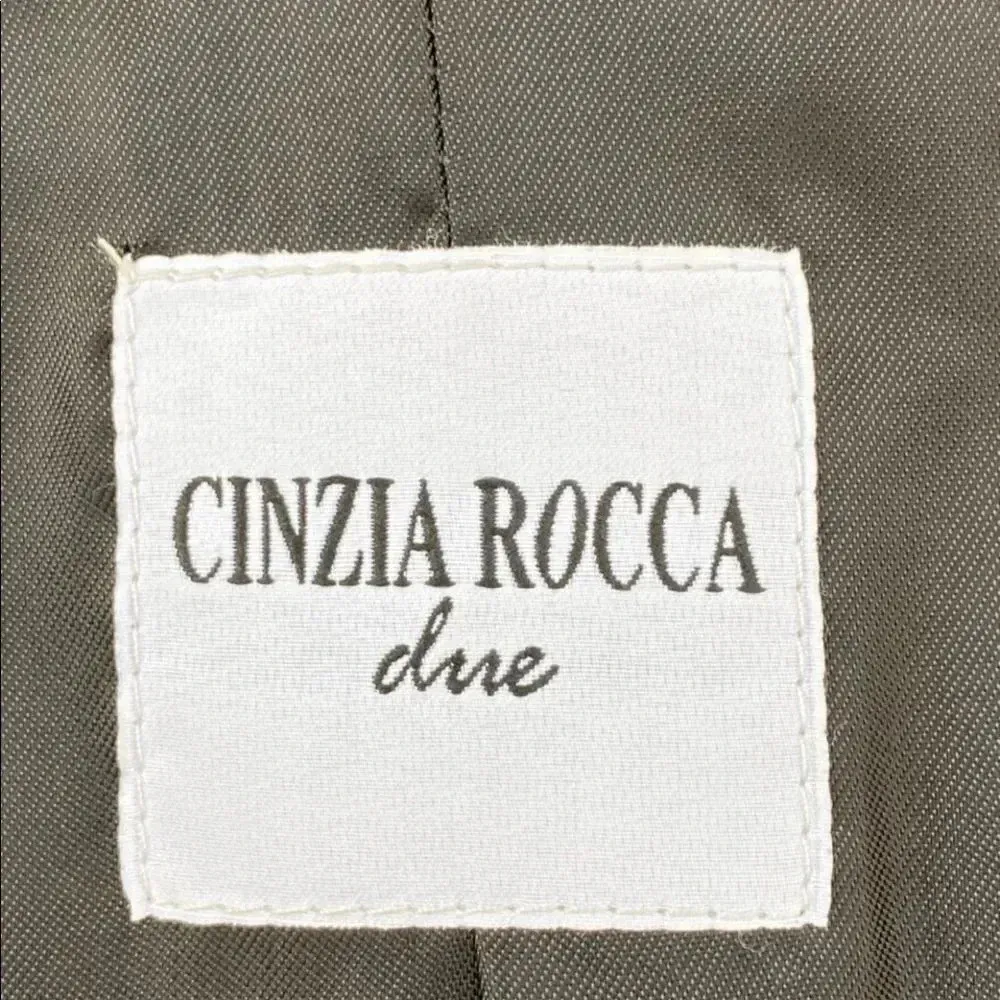 Cinzia Rocca Wool/cashmere coat sz 8 Black - Image 10