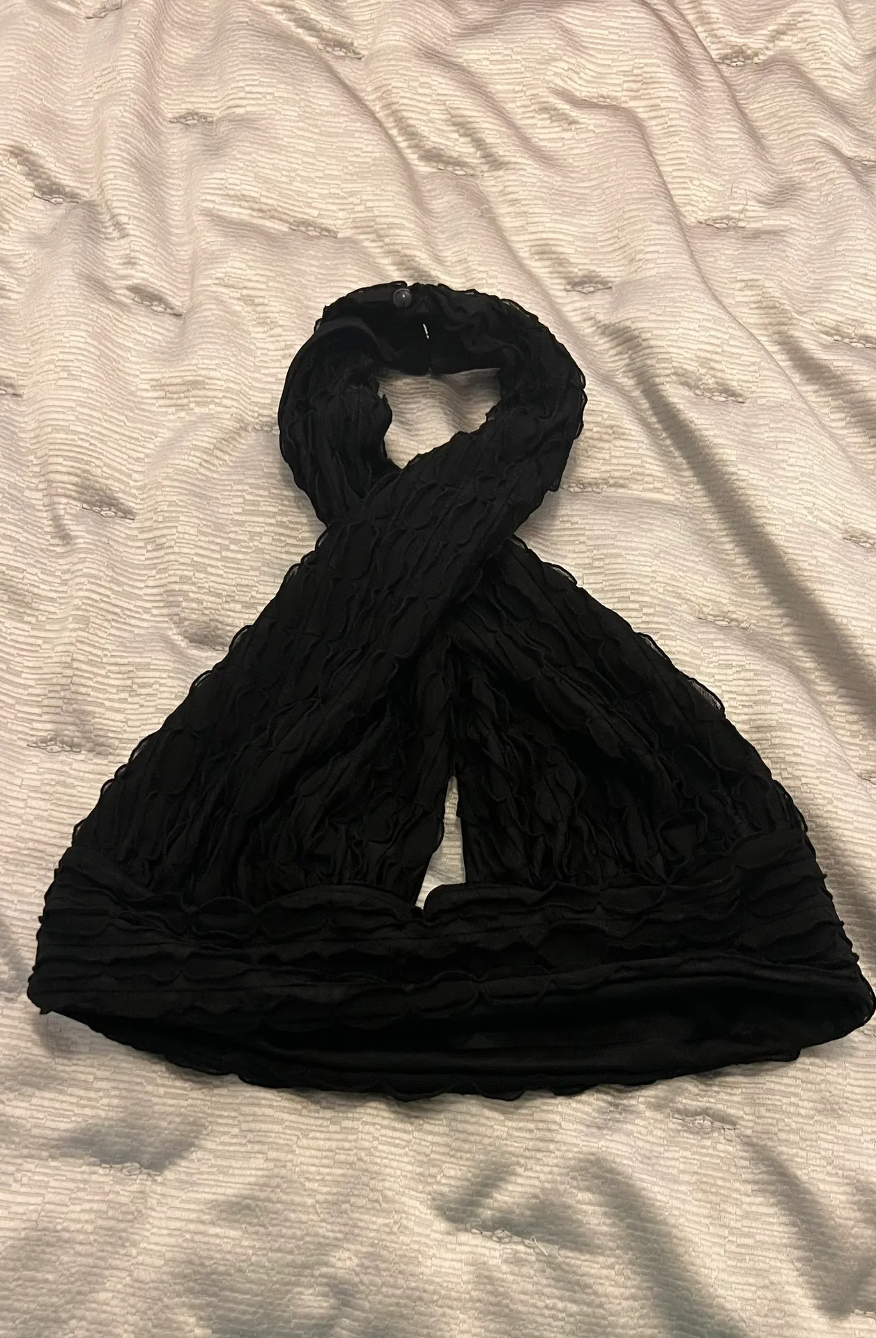 SheIn Black Cross Top - Image 3