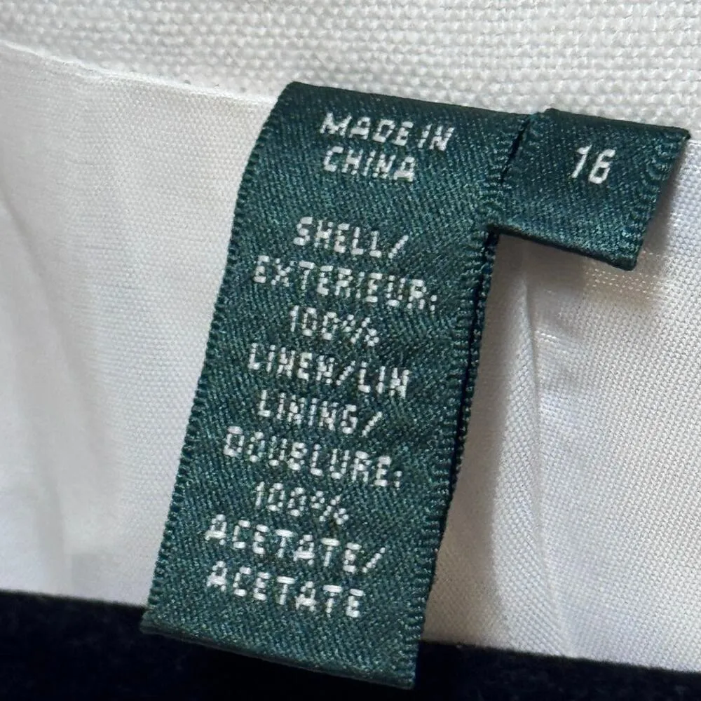 Lauren Ralph Lauren Linen Blazer Off - Image 5