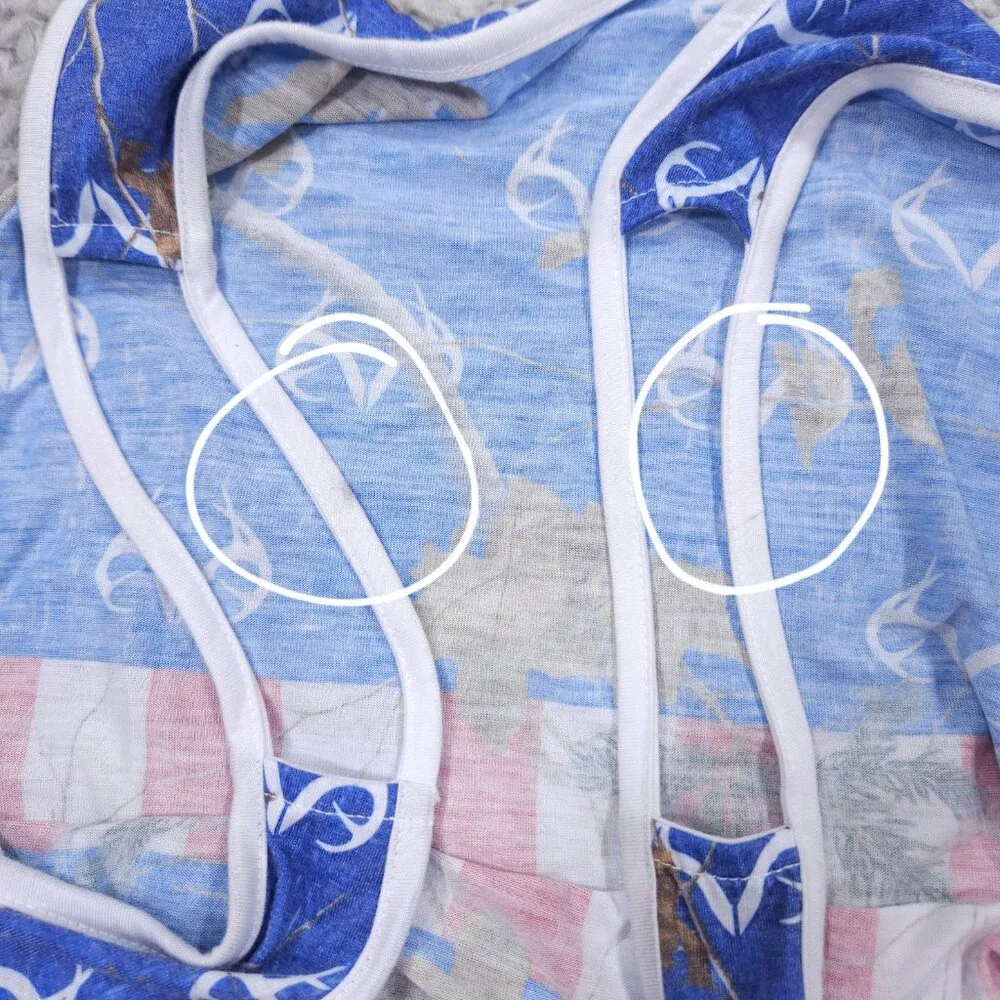 Realtree Patriotic Tank Top Tee American Stars Stripes Flag Sleeveless Size XXL - Image 5