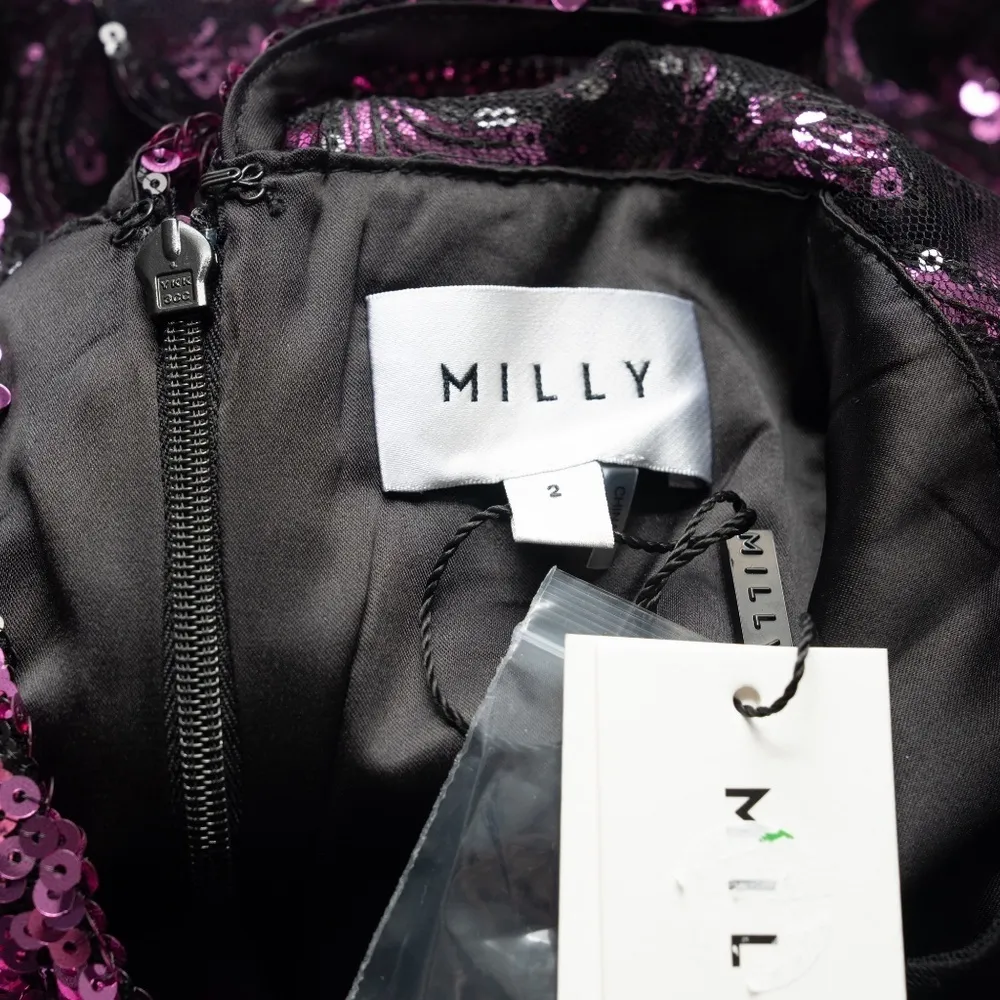 Milly - New!  Tove Sequin Paisley Long Sleeve Minidress - Image 14