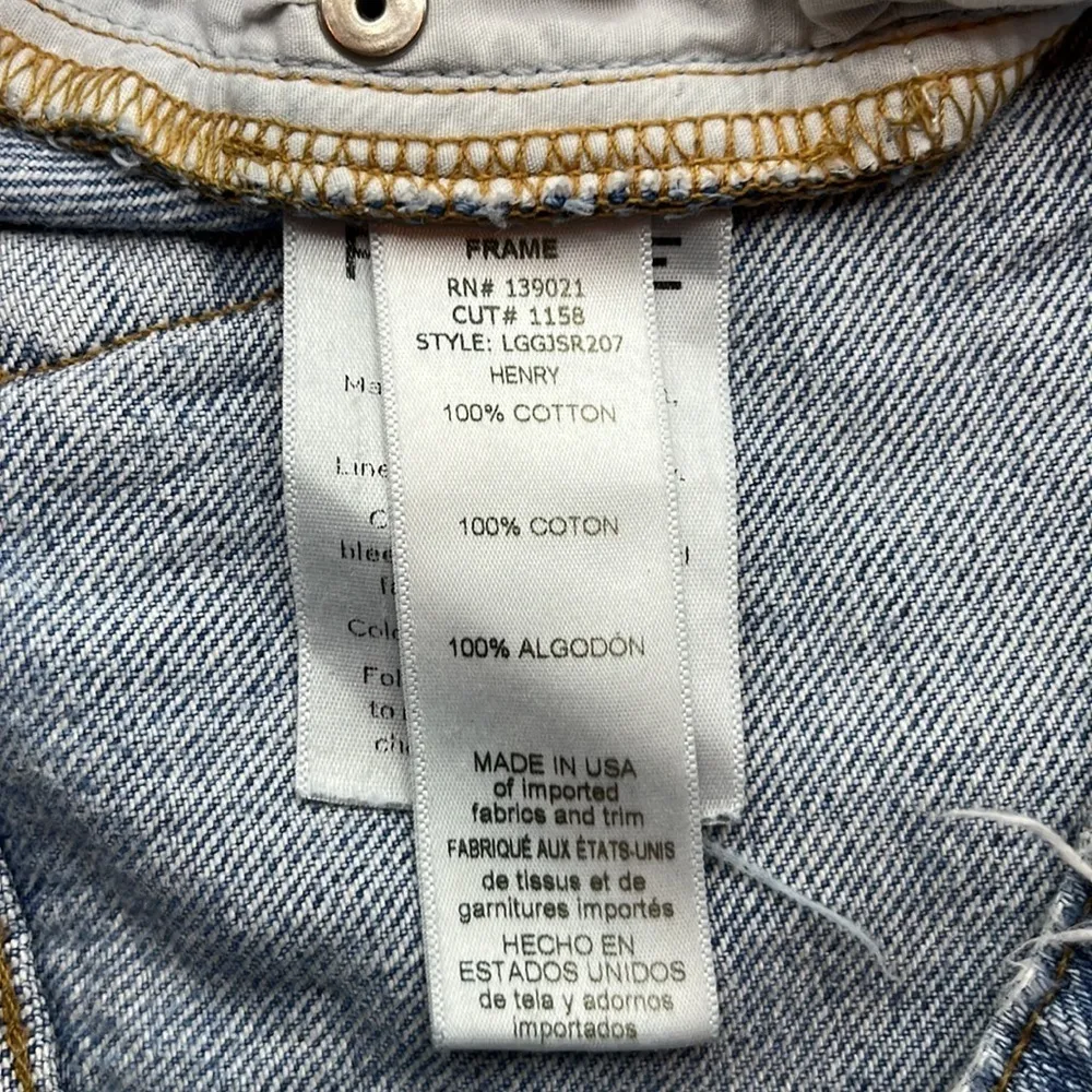 Frame Denim Le Grand Garçon Short Size 24 - Image 11