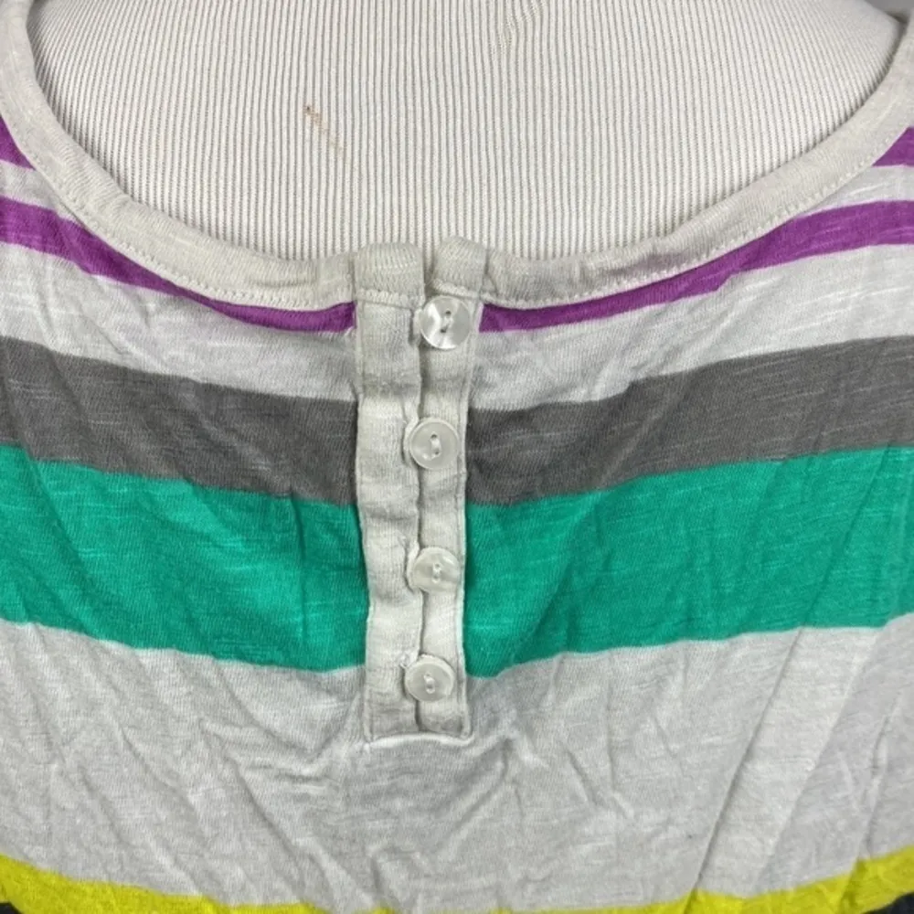 Old navy multi colored burnout t shirt scoop neck size xl - Image 5