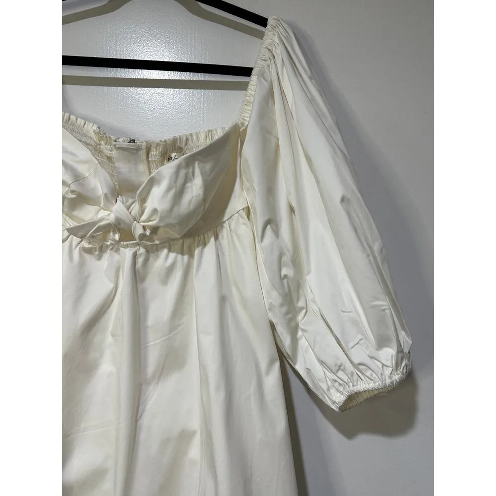 For Love & Lemons Saint Lucia Off The Shoulder White Mini Dress Size Small NWT - Image 6