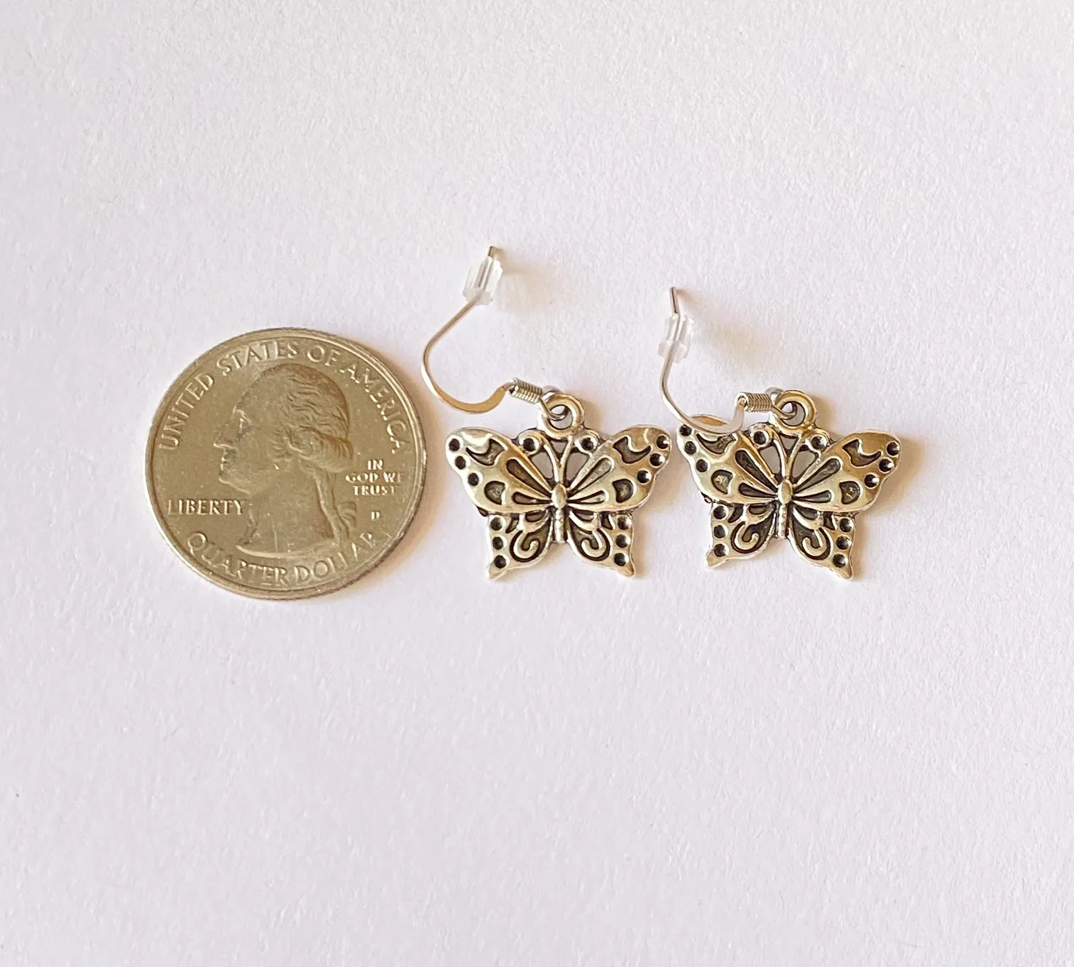 simple butterfly earrings 🦋 - Image 4
