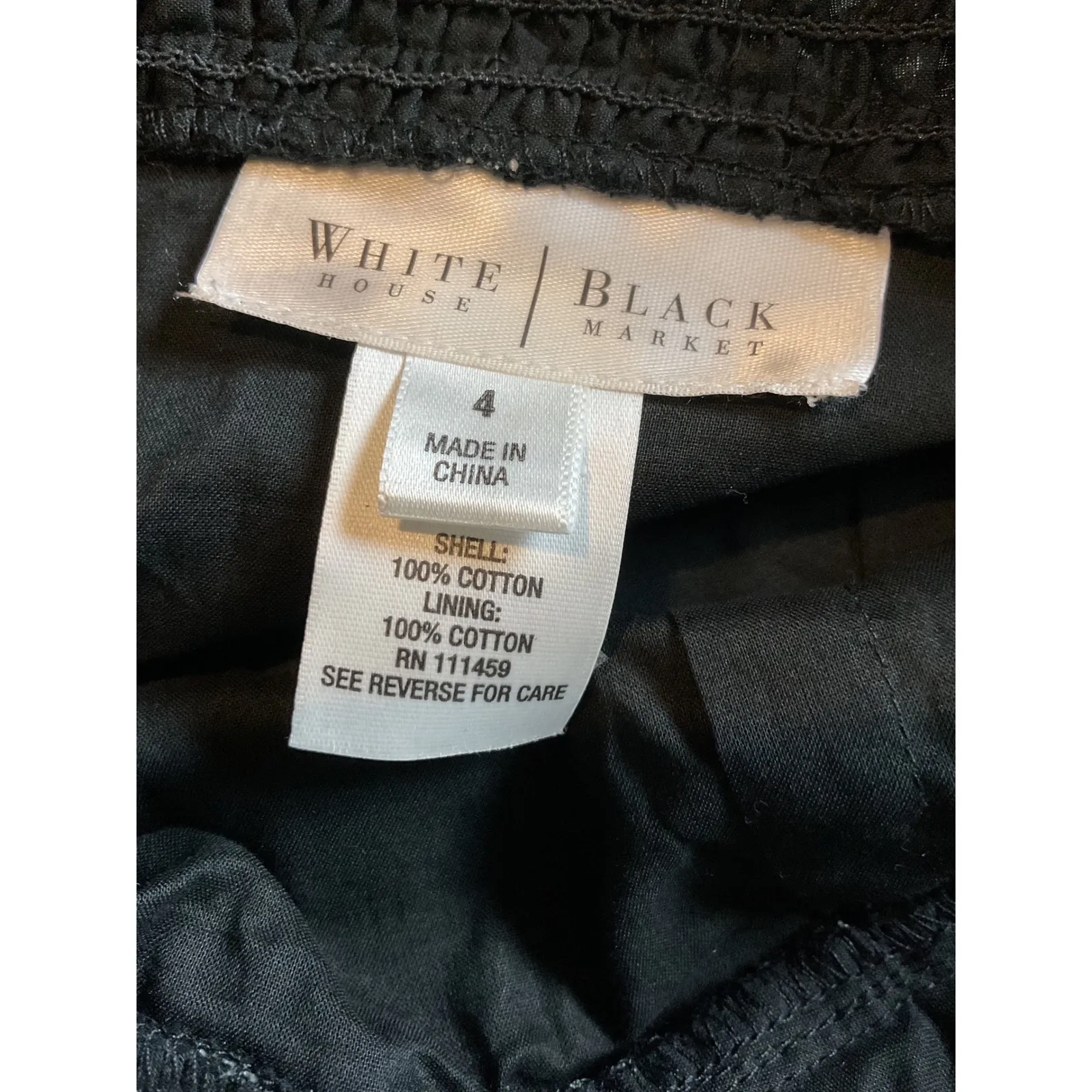 White‎ House Black Market Black Dress Womens 4 Halter Lace Trim Party Cocktail - Image 8