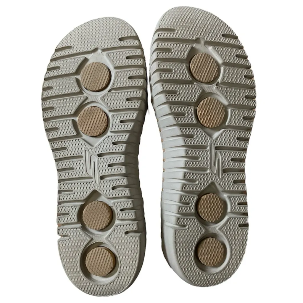 Skechers GOwalk Smart Honor Roll Tan Suede Booties Faux Fur Lined Size 7 - Image 6