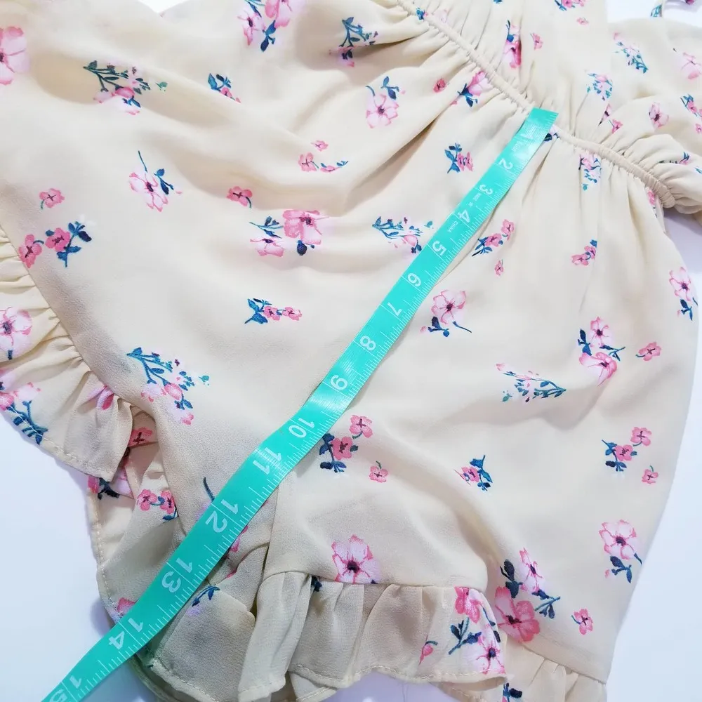 Audrey 3+1 Ruffle Floral Romper - Image 9