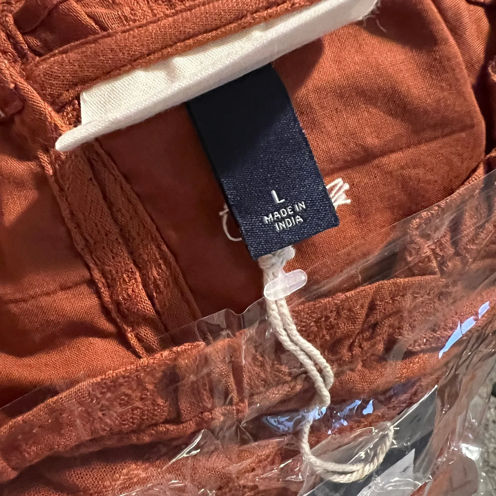 Universal Threads Universal Thread Women's Rust Short Sleeve Eyelet Dress - Size Large - NWT - Image 2