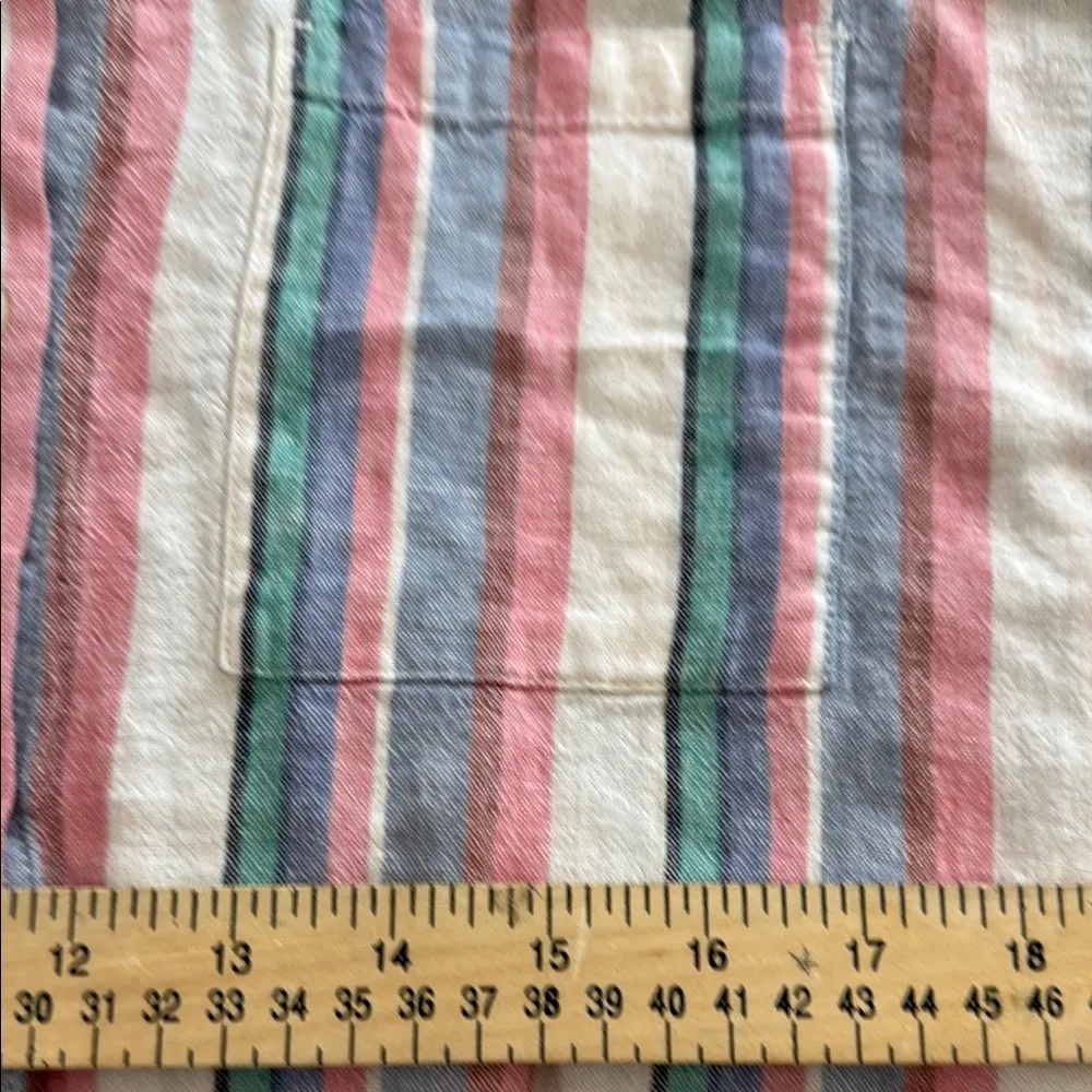 Orvis Striped Sleeveless Button-Up Shirt - Image 7