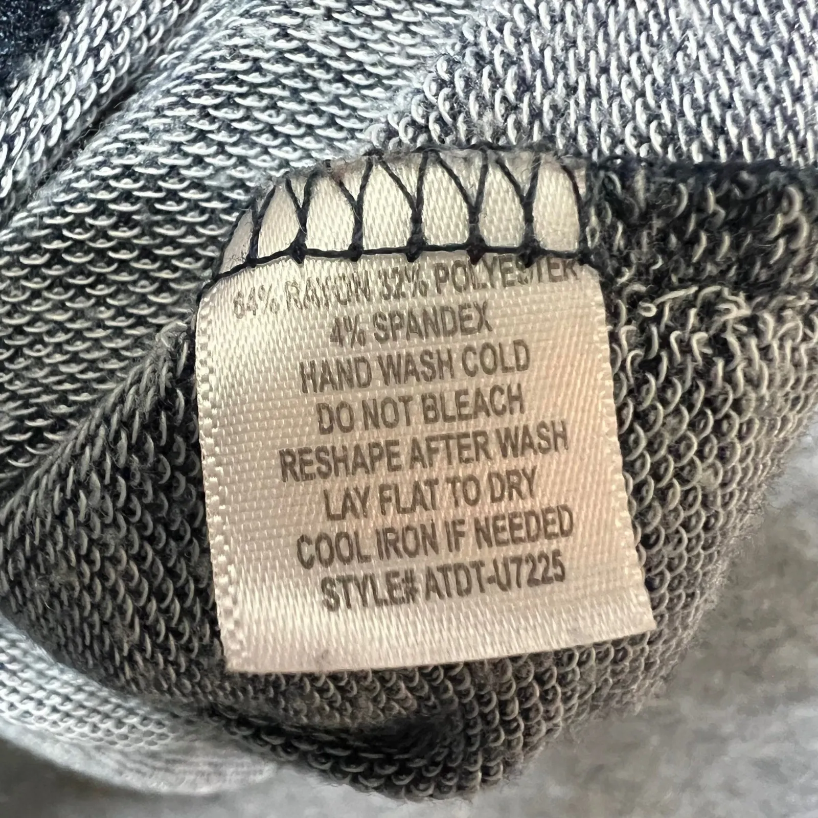 Tresics Blue Short Sleeve Top Raw Hem Scoop‎ Neck Tunic Large Casual - Image 3