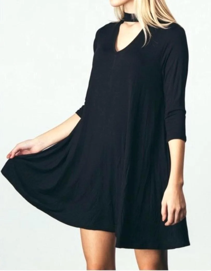 Black Swing Dress M Size M - Image 2