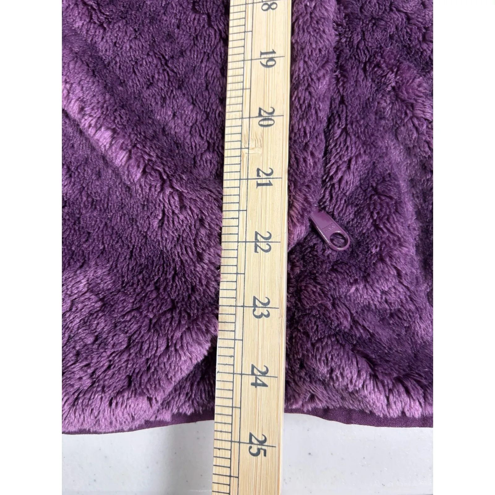 Columbia Purple Fireside II Sherpa Full Zip Fleece Jacket Large Women's Cozy - Image 9