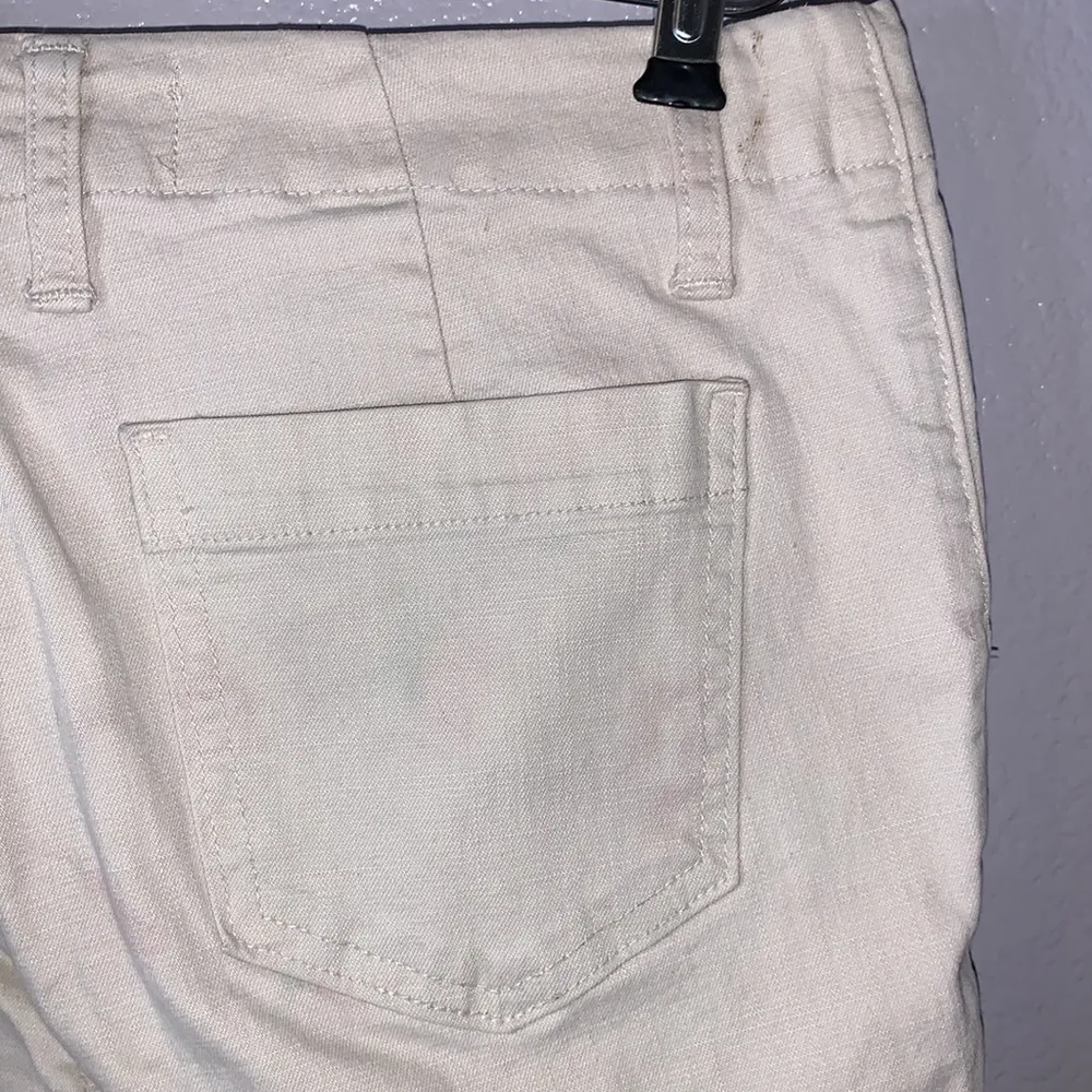 Gap  stretch low rise Bootcut khaki pants beige - Image 6