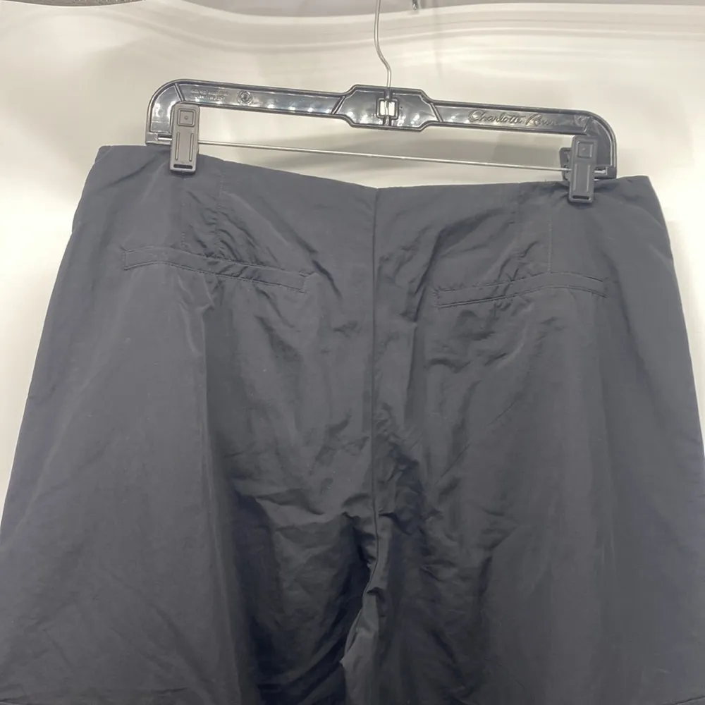 Zara black oversized wide leg cargo pants avant-garde grunge lagenlook black - Image 8